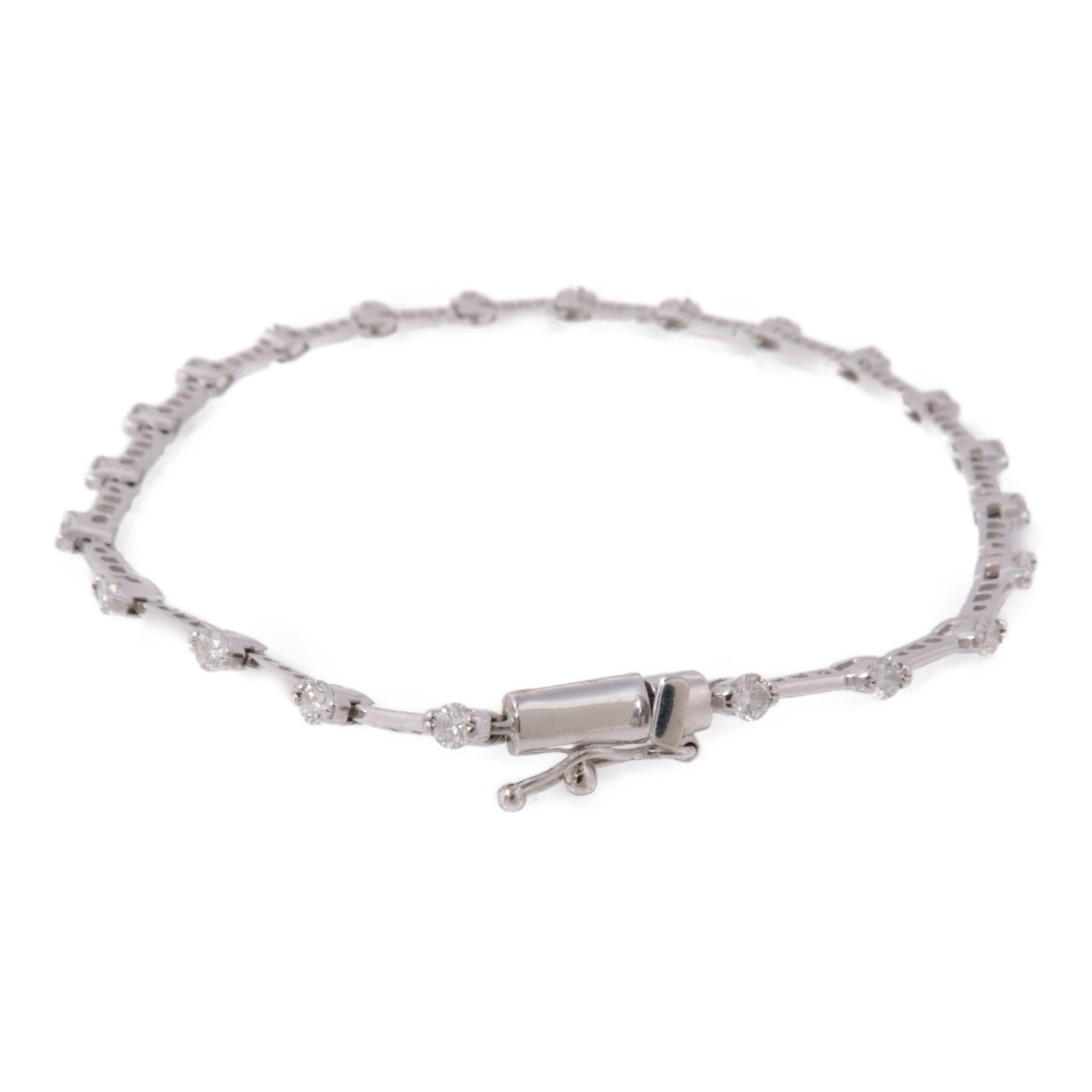 JEWELRY 18K白金Diamond Bracelet鑽石手鏈