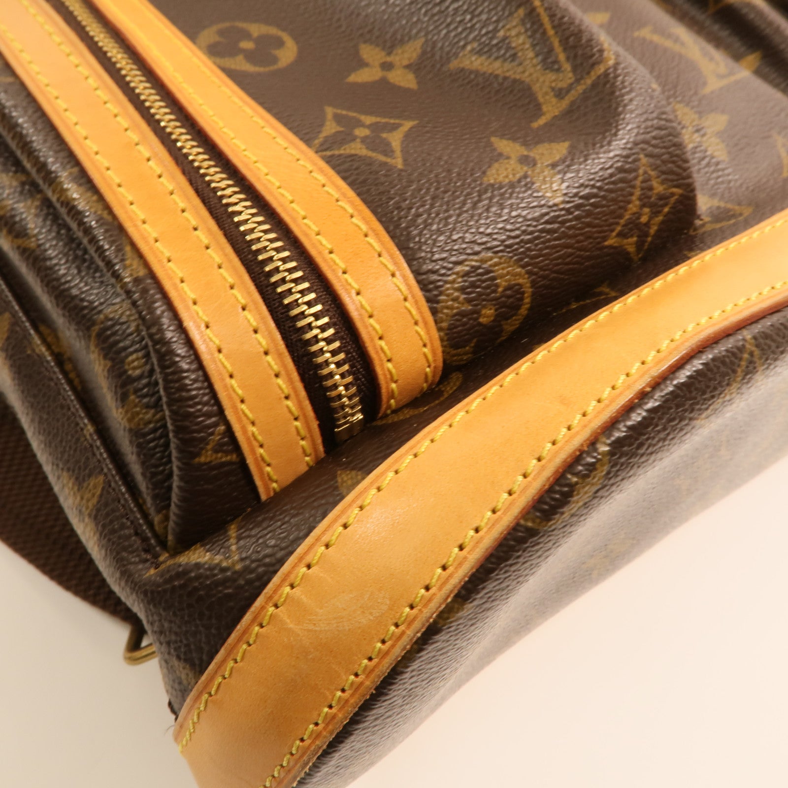 LOUIS VUITTON Monogram Sac A Dos Bosphore金扣背包棕色