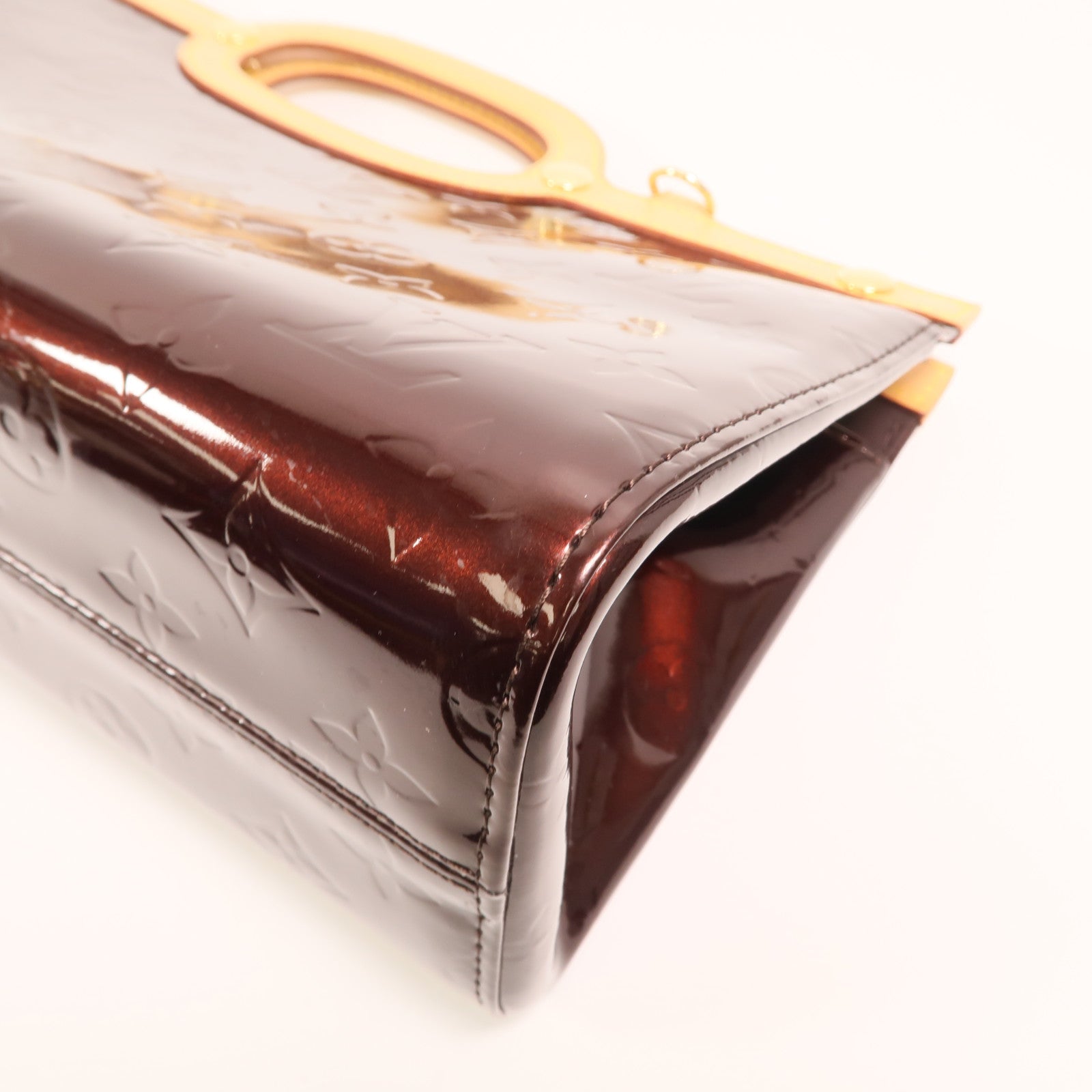 LOUIS VUITTON Monogram Vernis Roxbury Drive金扣手挽肩背兩用袋