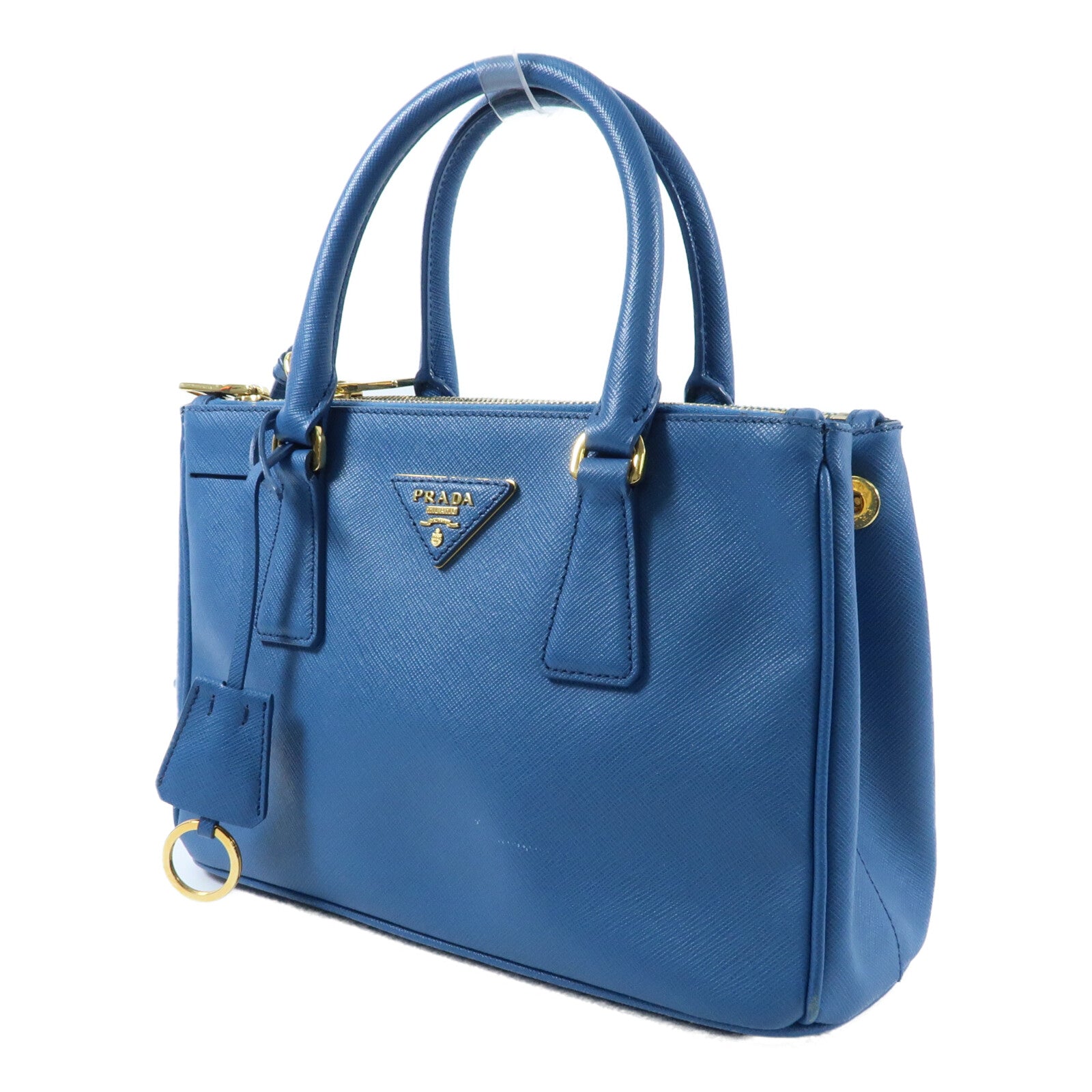 PRADA 牛皮皮革Galleria Bag金扣手挽肩背兩用袋