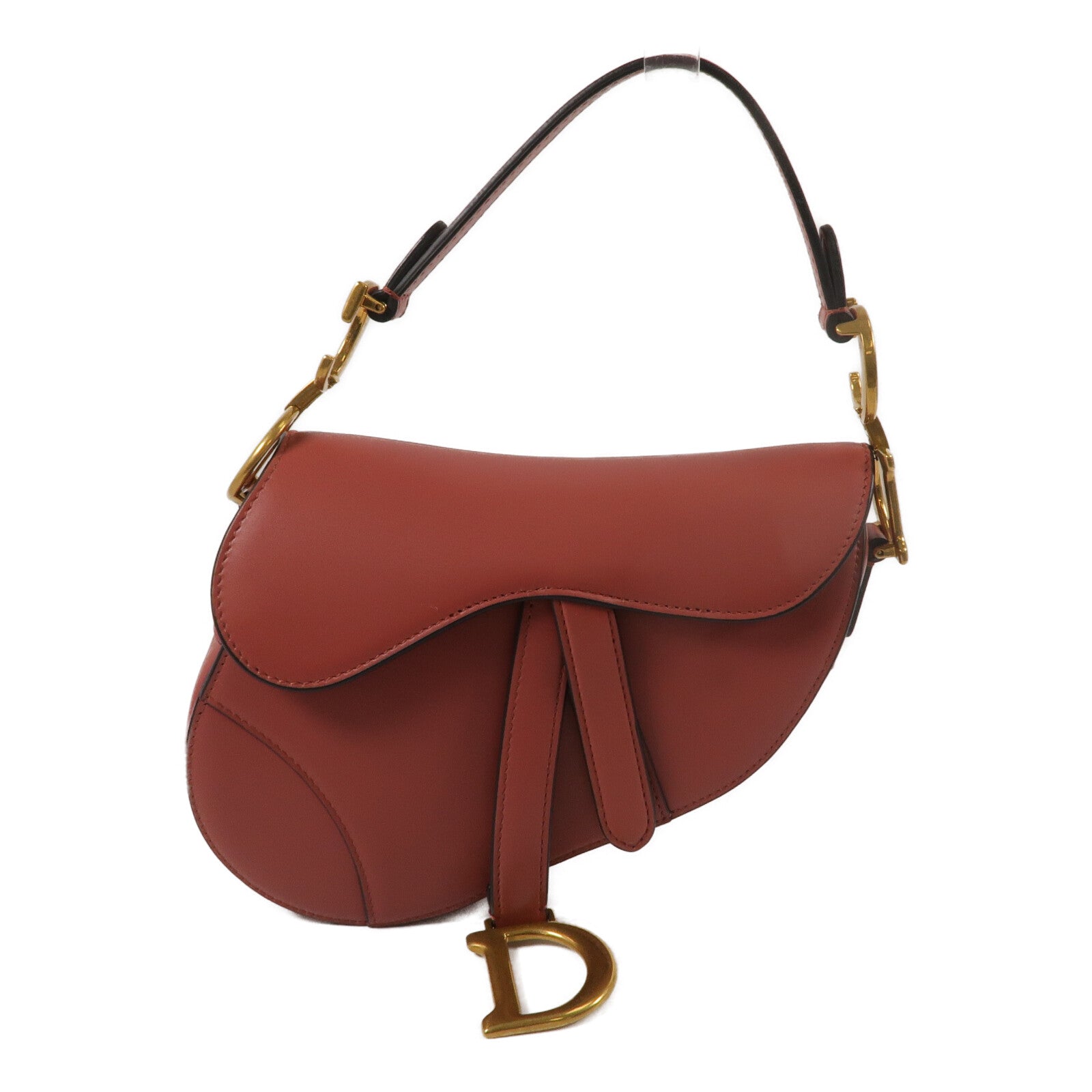 Dior 牛皮皮革Mini Saddle肩背袋
