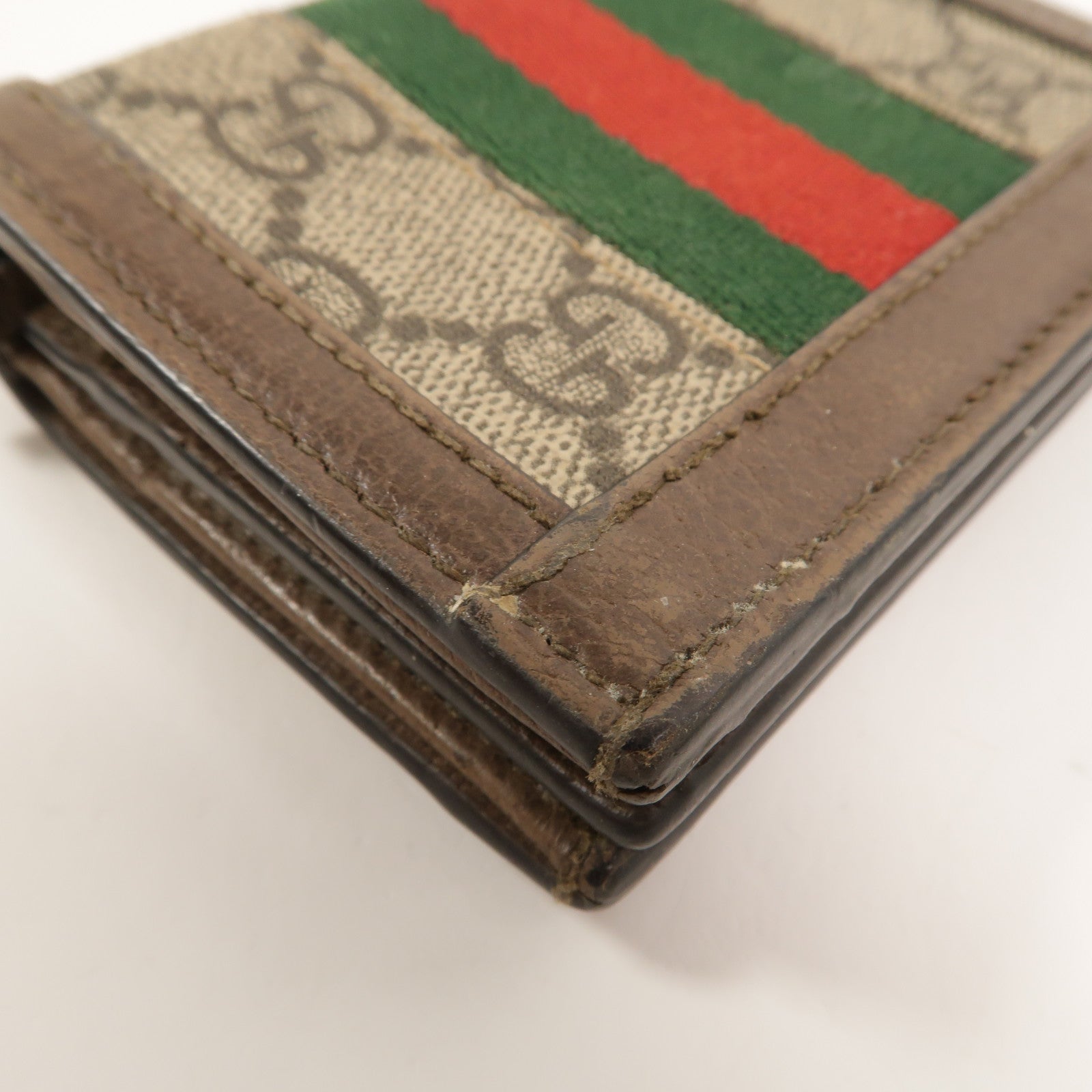 GUCCI 塗層帆布Ophidia GG Wallet錢包