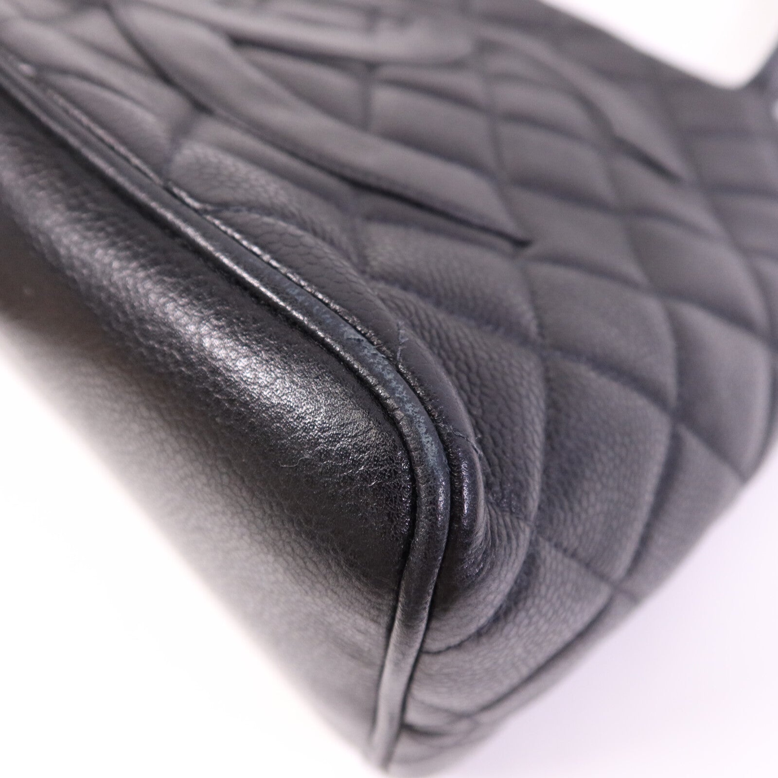 CHANEL 牛皮皮革Vintage Tote Bag金扣手挽袋
