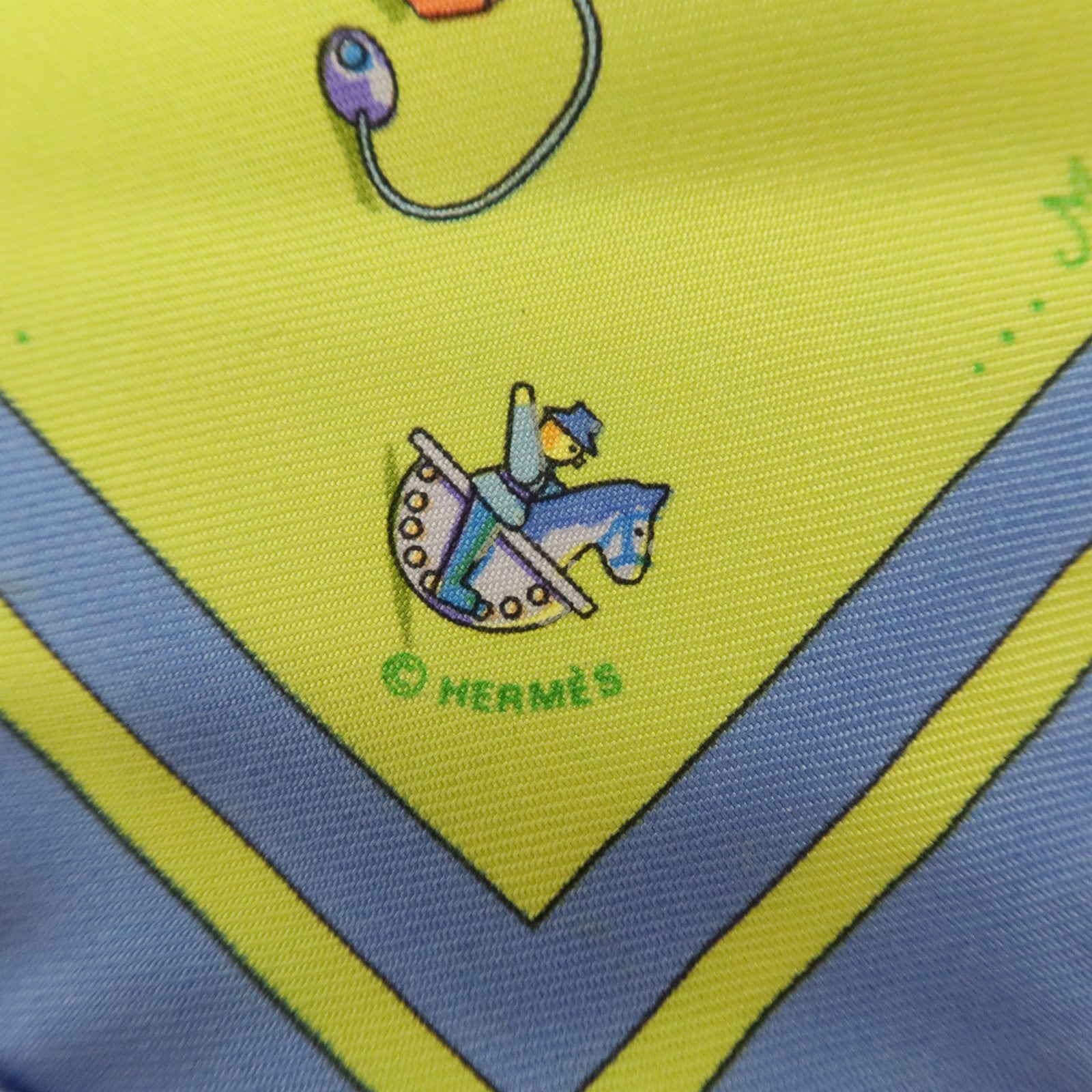 HERMES 絲質Scarf 45x45cm絲巾