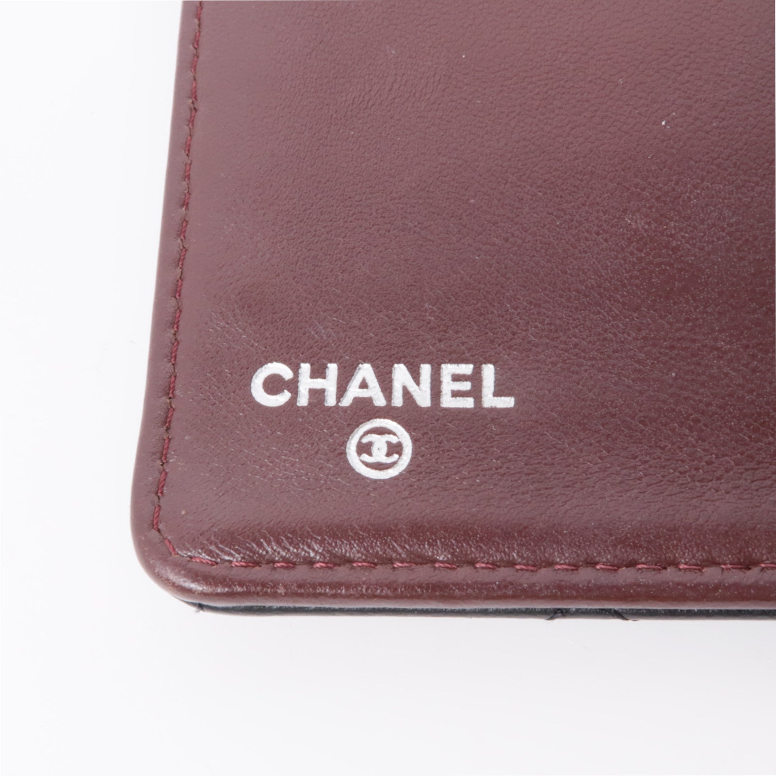 CHANEL 【激減優惠】羊皮皮革Long Wallet銀扣長錢包