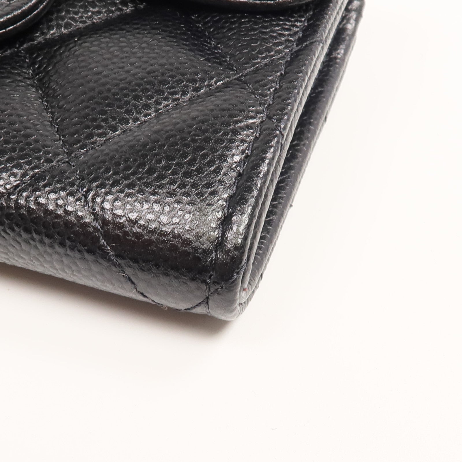CHANEL 牛皮皮革Card Case金扣卡片套