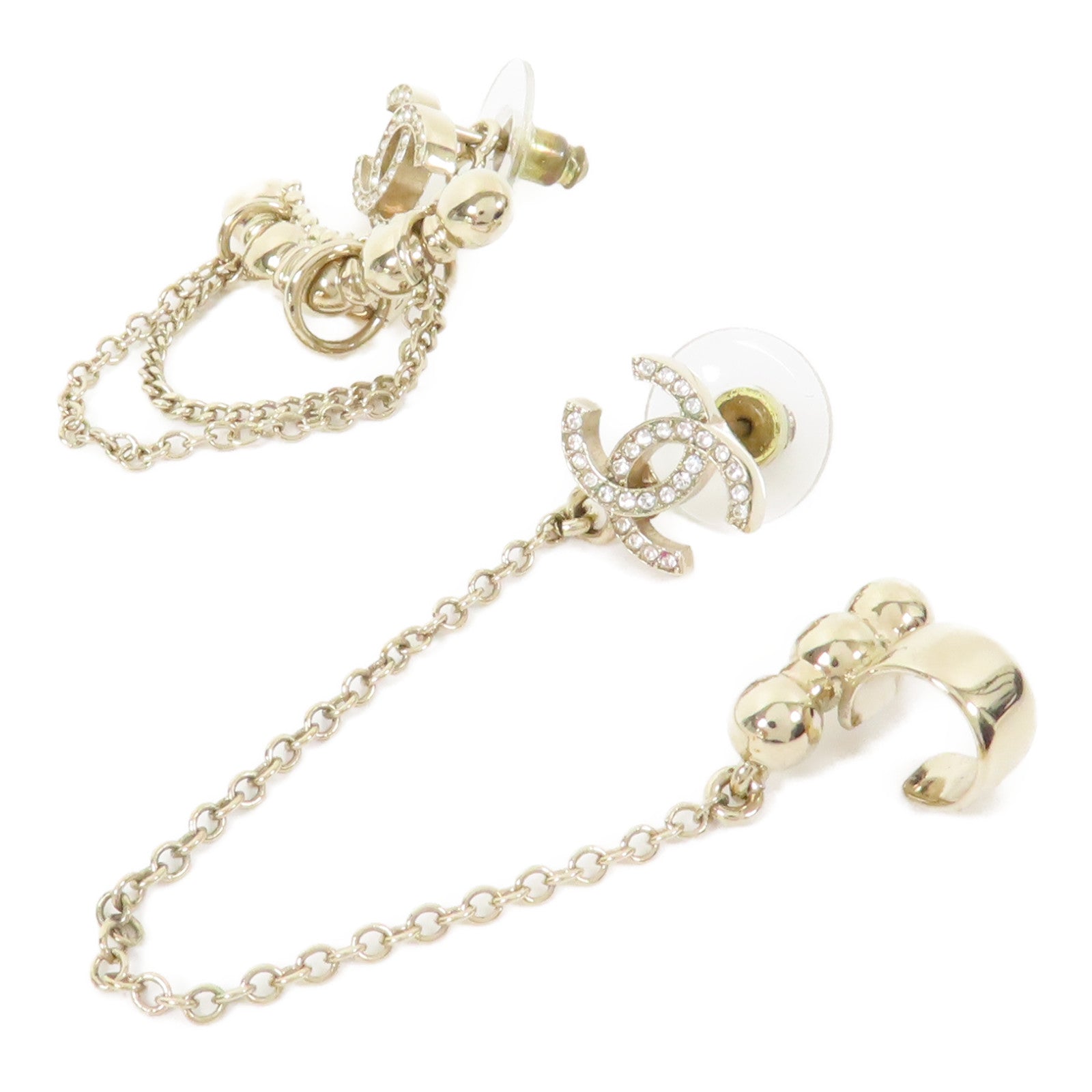 CHANEL 金屬Earring耳環金色