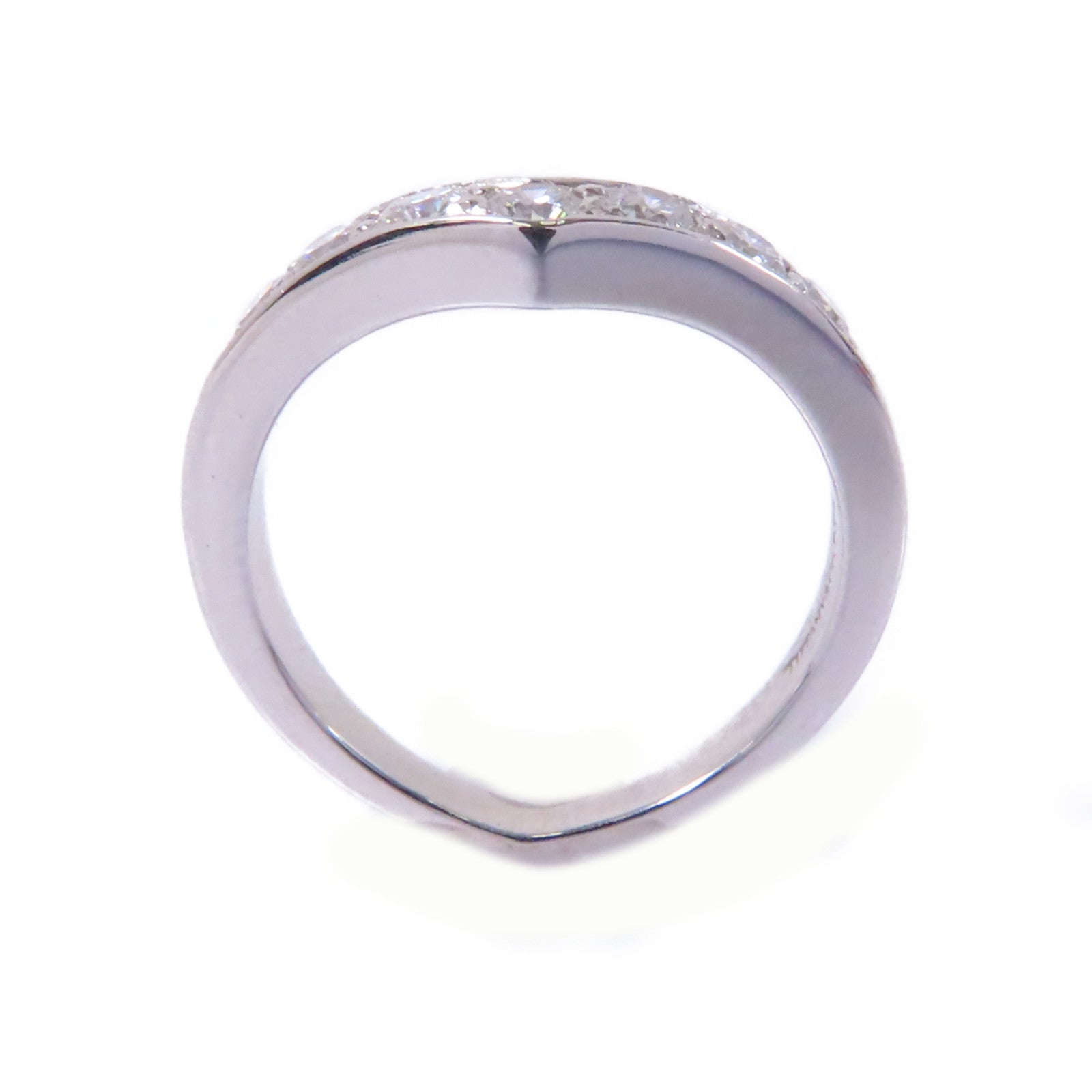 TIFFANY＆CO PT950鉑金Diamond Ring鑽石戒指US#4