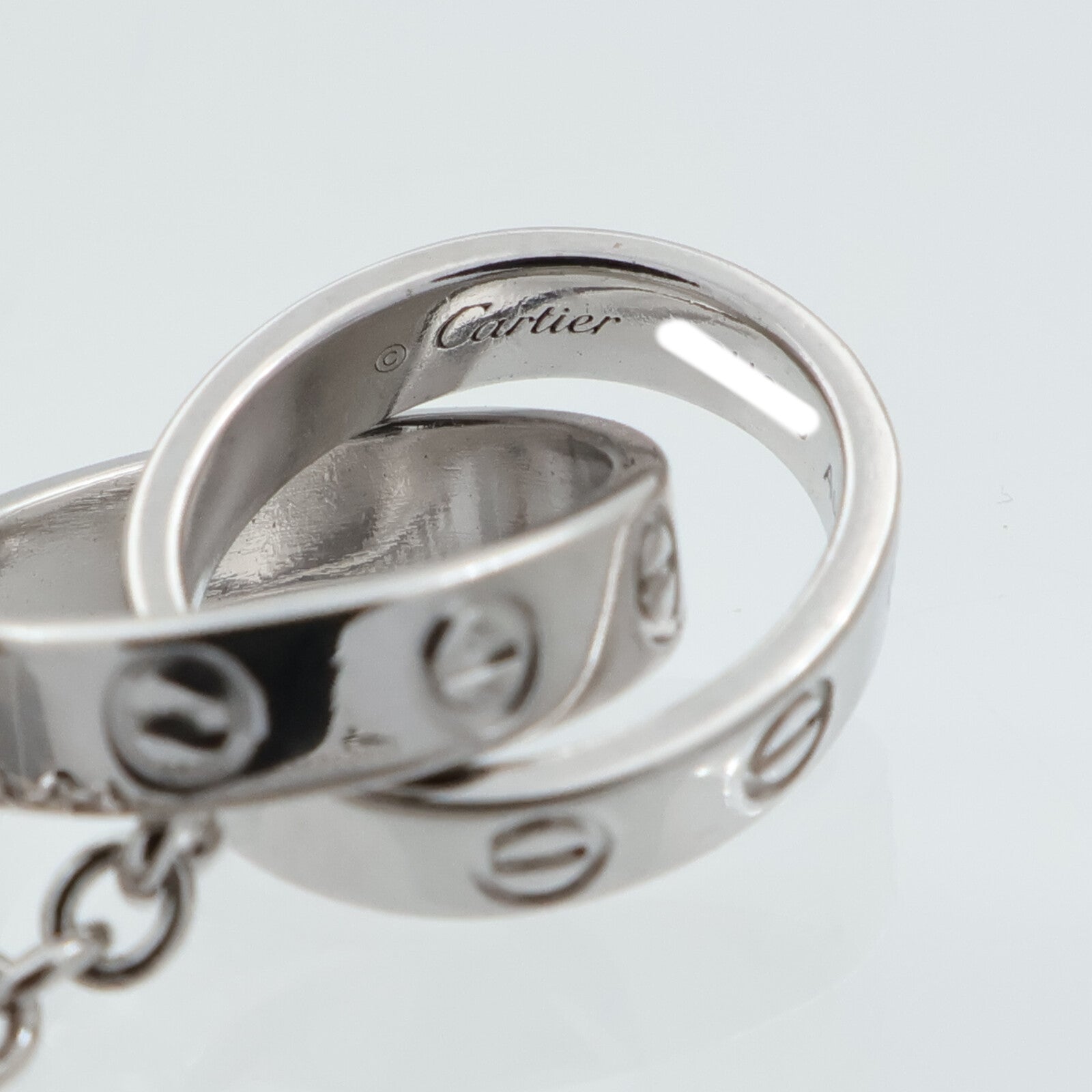 CARTIER 18K白金Love Bracelet手鏈