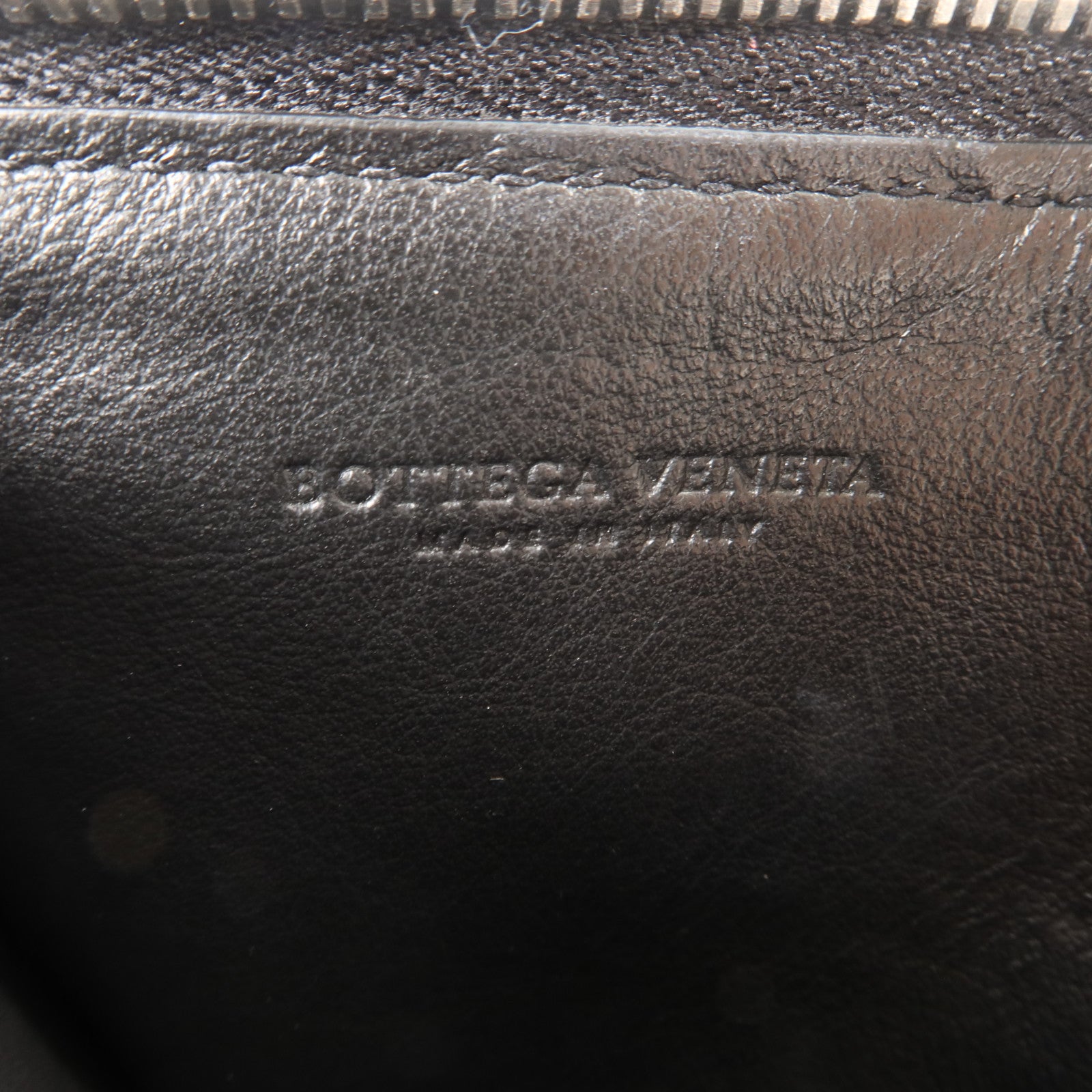 BOTTEGA VENETA 織紋皮革Wallet銀扣錢包