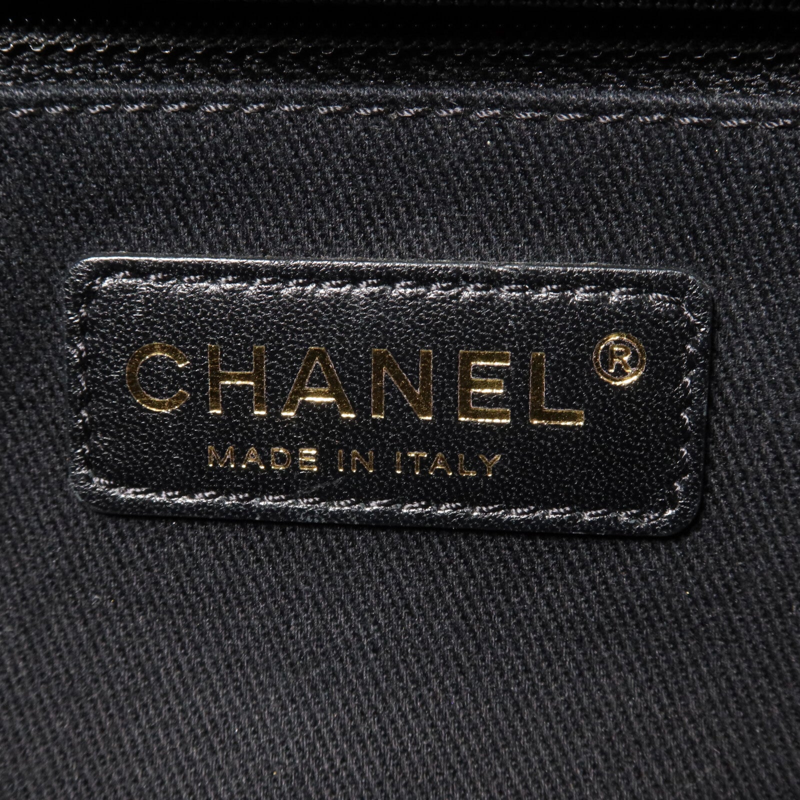 CHANEL 牛皮皮革Chain Shoulder鏈帶手挽肩背兩用袋