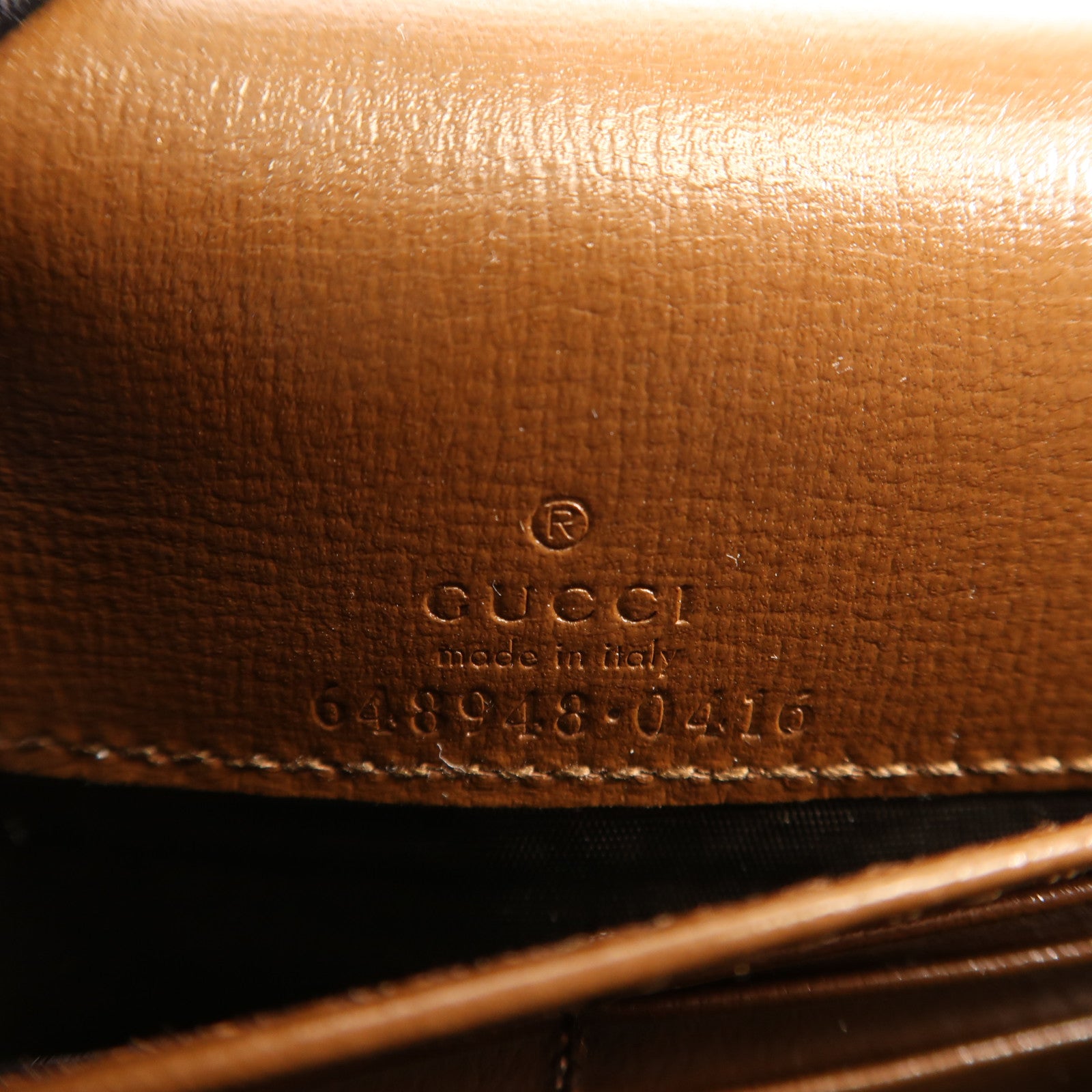 GUCCI 【激減優惠】牛皮皮革Shoulder Bag金扣肩背袋