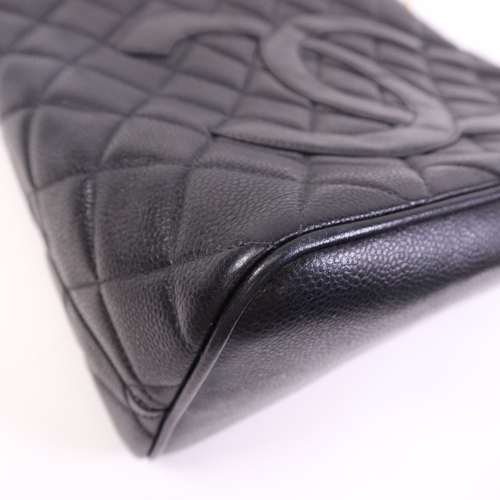 CHANEL 牛皮皮革Vintage Tote Bag金扣手挽袋