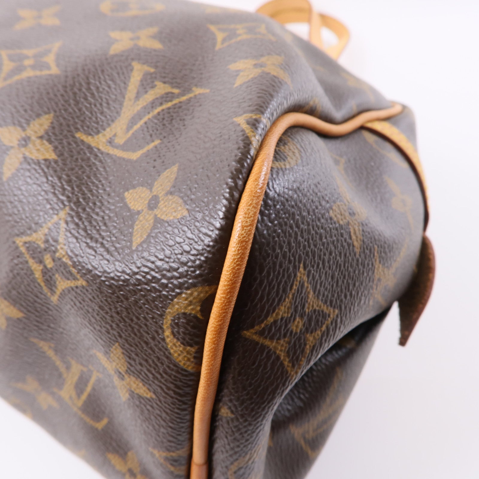 LOUIS VUITTON Monogram Montorgueil PM金扣肩背袋棕色