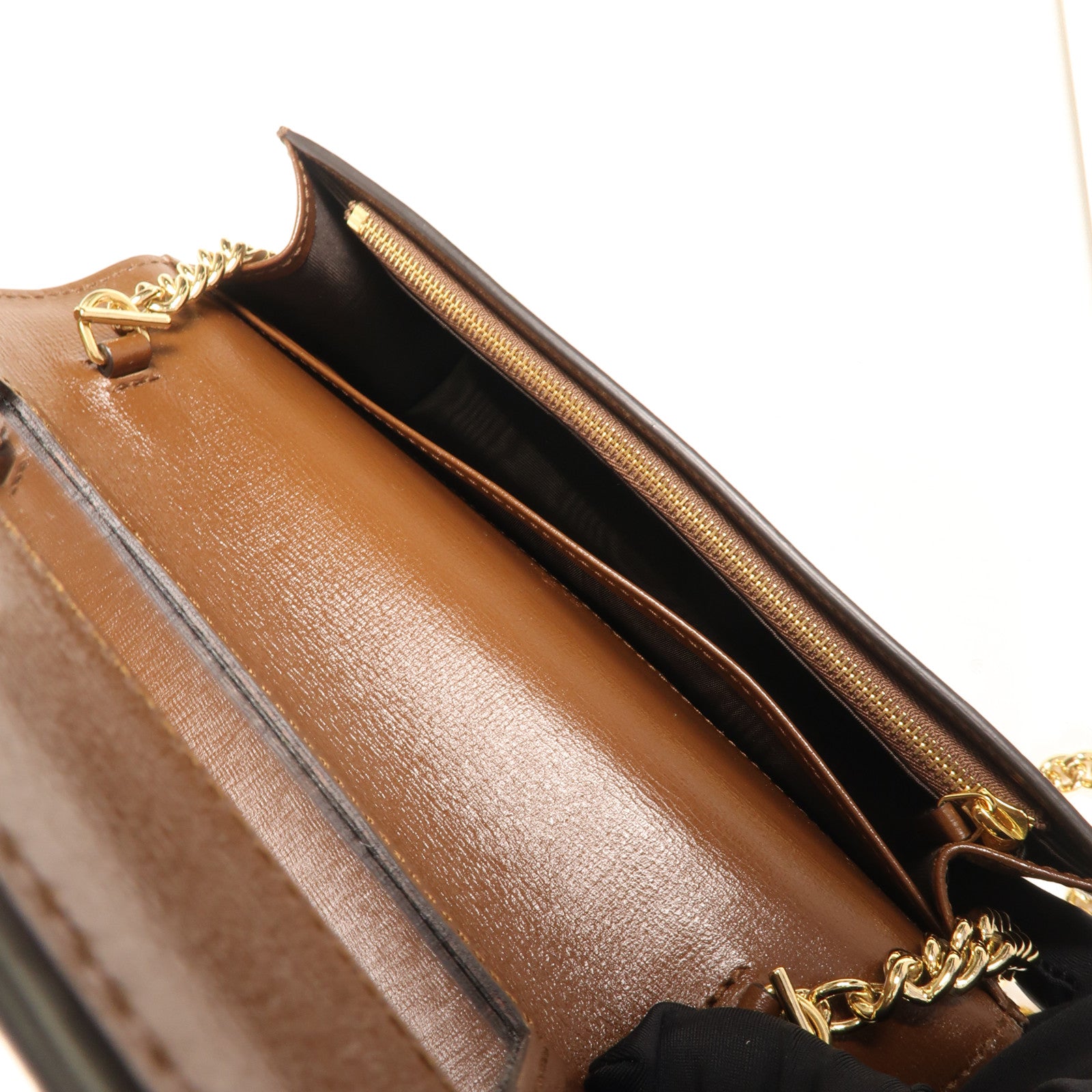 GUCCI 【激減優惠】牛皮皮革Shoulder Bag金扣肩背袋