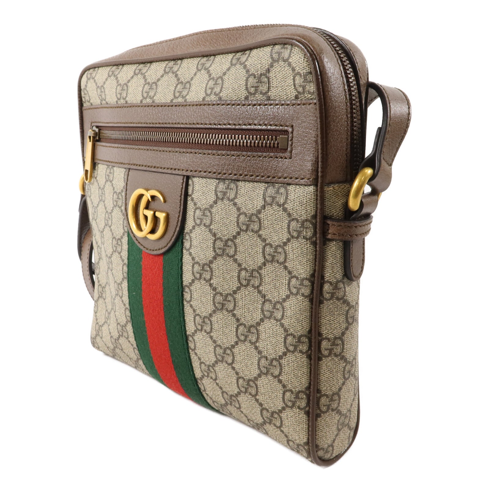 GUCCI 塗層帆布Ophidia Small Messenger Bag肩背袋