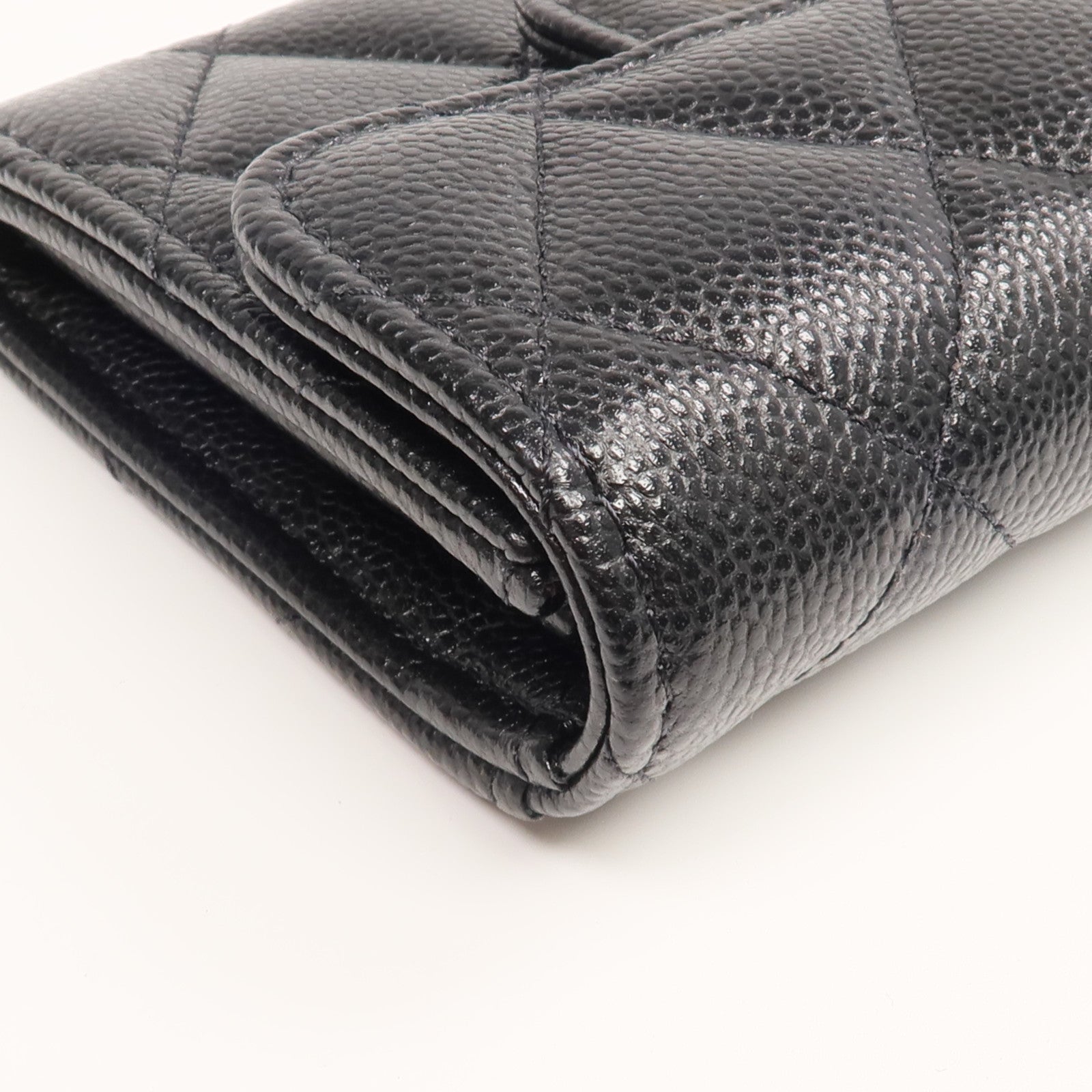 CHANEL 牛皮皮革Card Case金扣卡片套