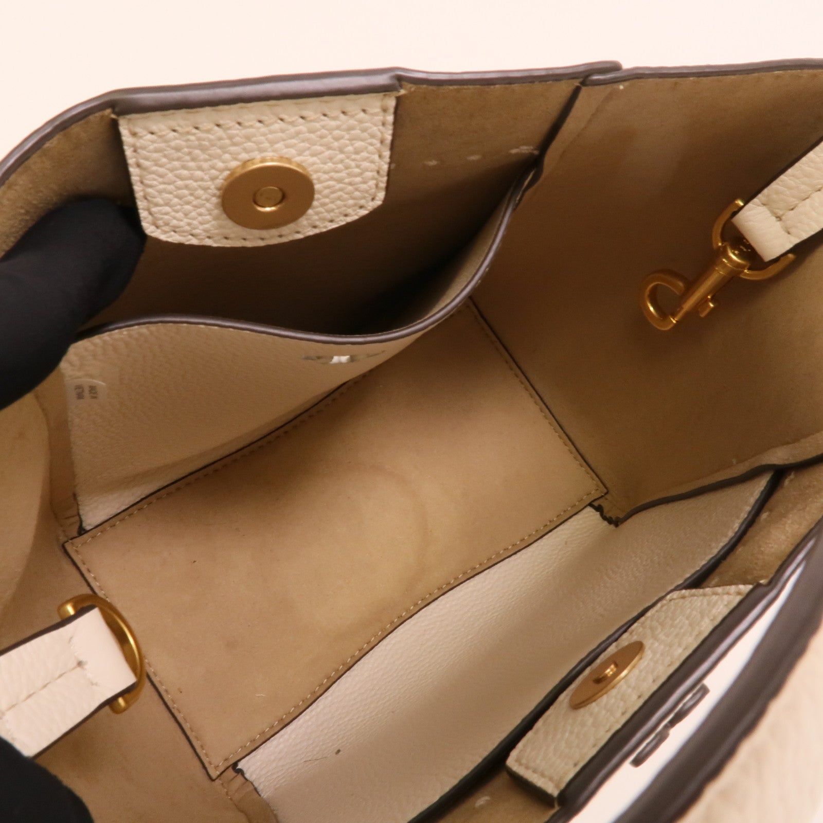 Tory Burch 牛皮皮革Bucket Bag手挽肩背兩用袋