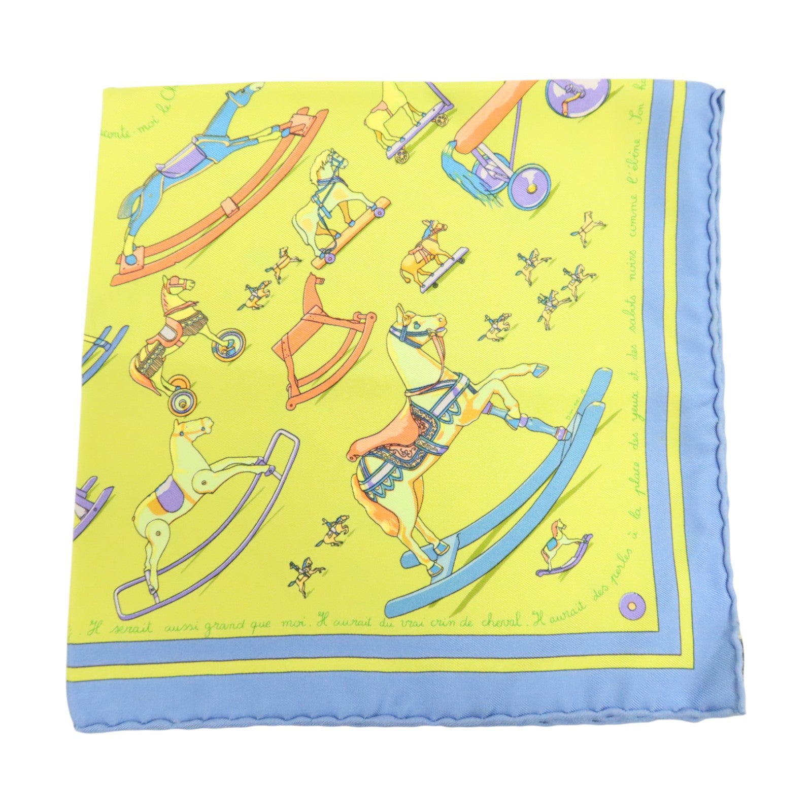 HERMES 絲質Scarf 45x45cm絲巾