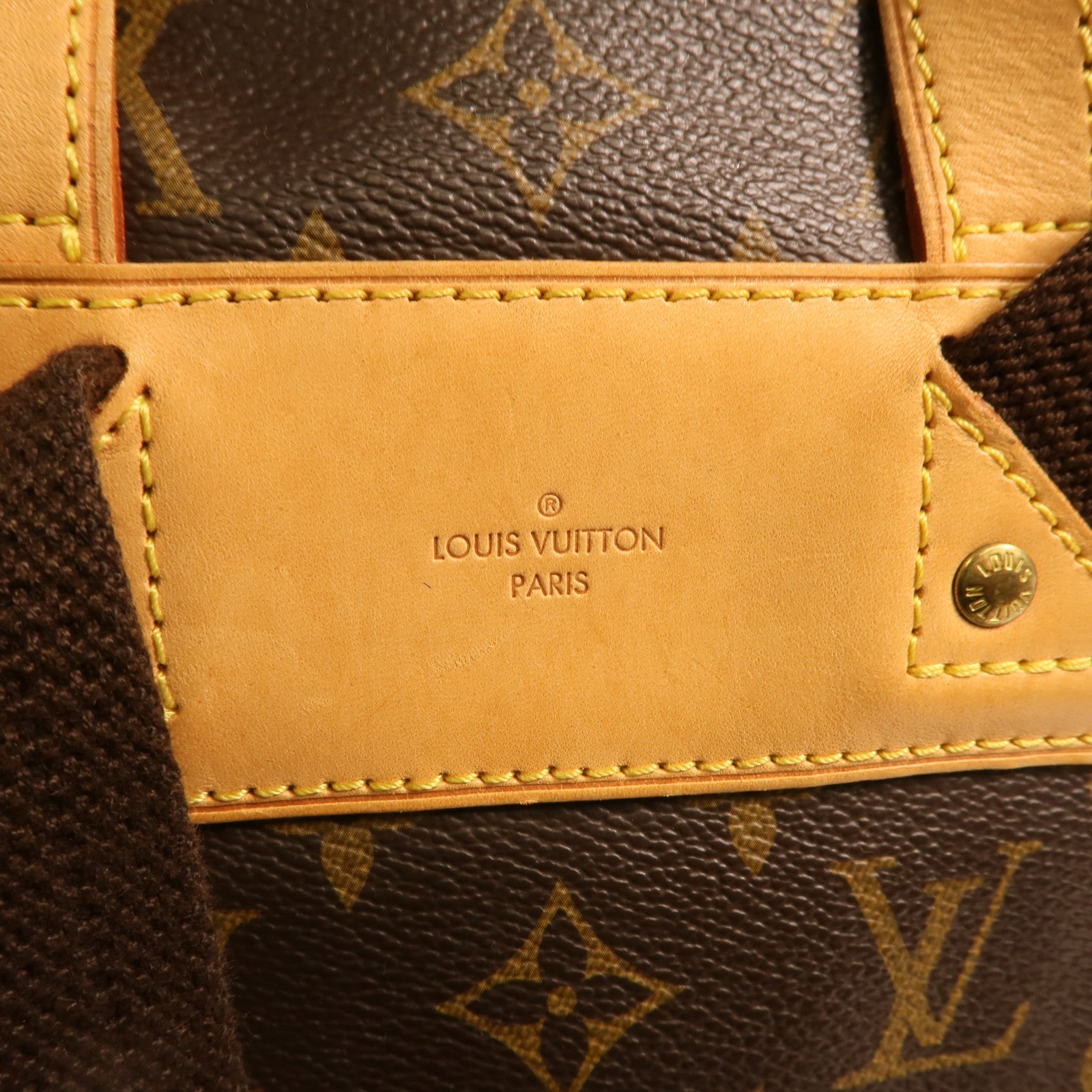 LOUIS VUITTON Monogram Sac A Dos Bosphore金扣背包棕色