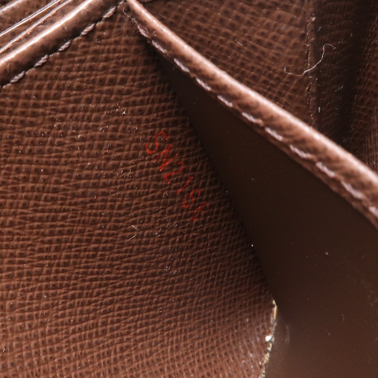 LOUIS VUITTON Damier Zippy Coin Purse金扣零錢包棕色