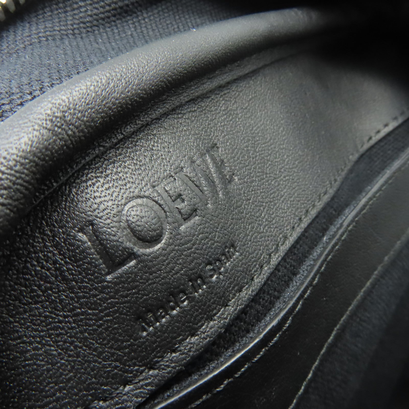 LOEWE 【清倉大減價】帆布/牛皮皮革Amazona 15 2Way Shoulder Bag手挽肩背兩用袋黑色