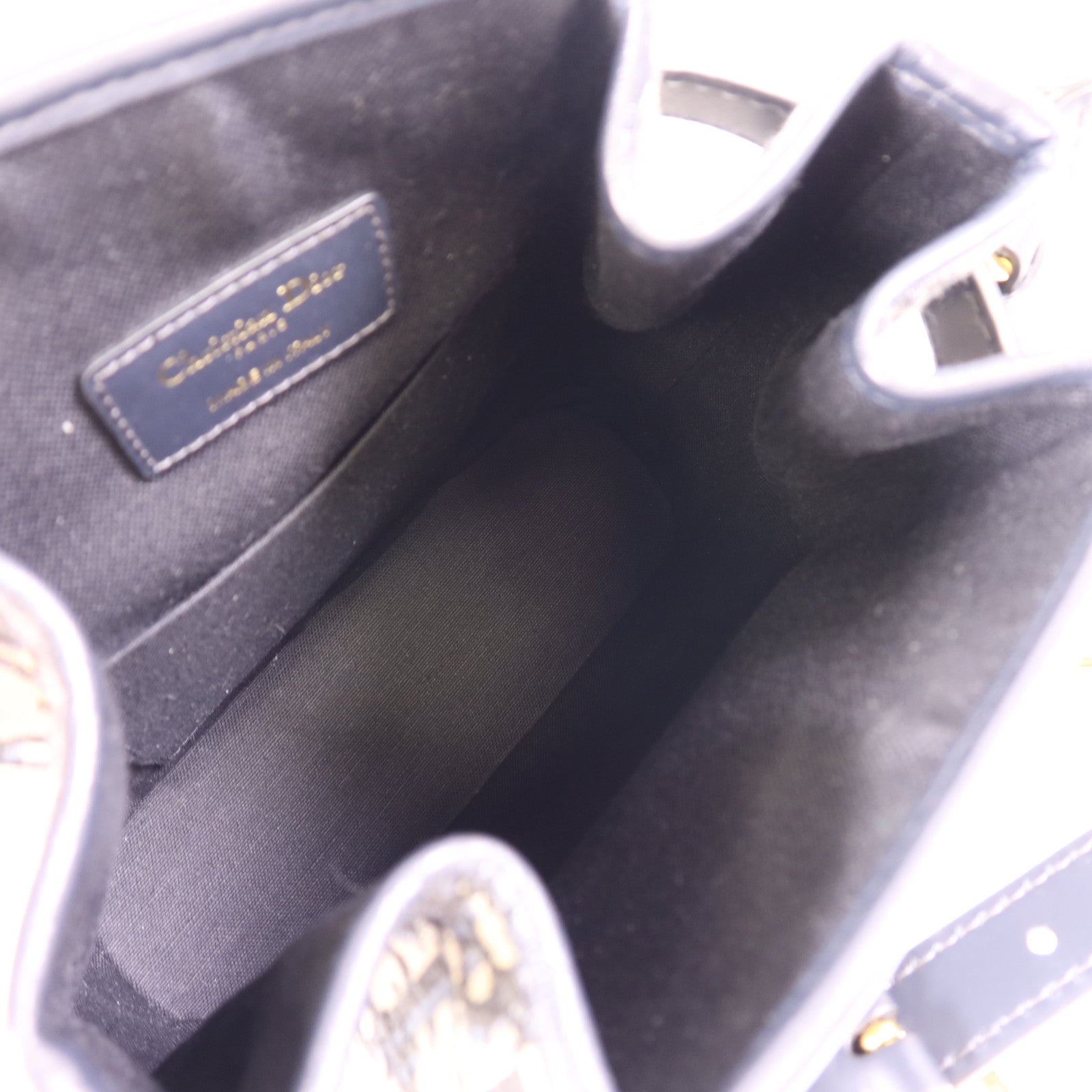 Dior 帆布Oblique Medium C'est Bag金扣手挽肩背兩用袋