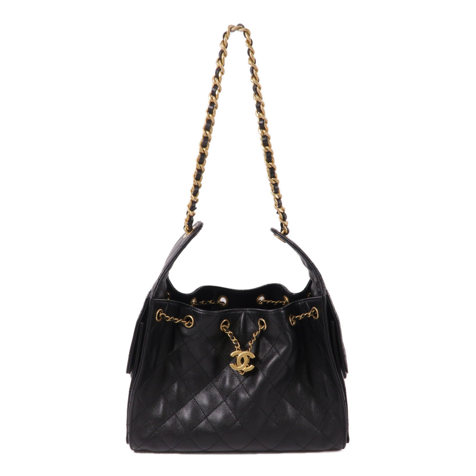CHANEL 牛皮皮革Chanel 25 Small鏈帶肩背袋