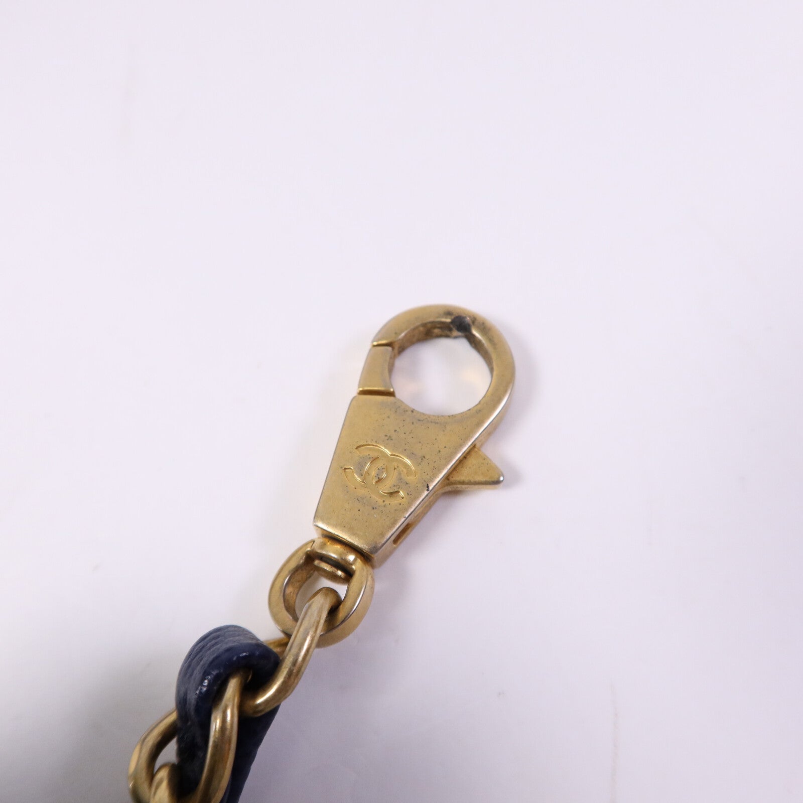 CHANEL 牛皮/蜥蜴皮革Coco Handle Medium金扣手挽肩背兩用袋