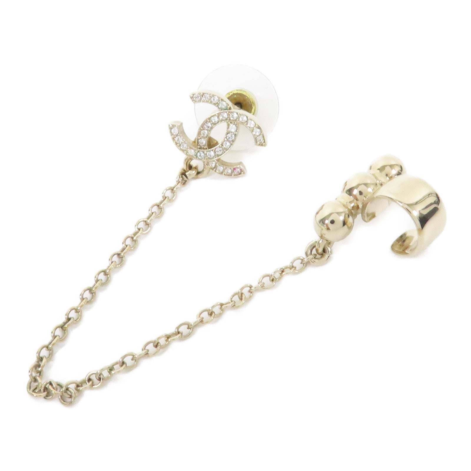 CHANEL 金屬Earring耳環金色