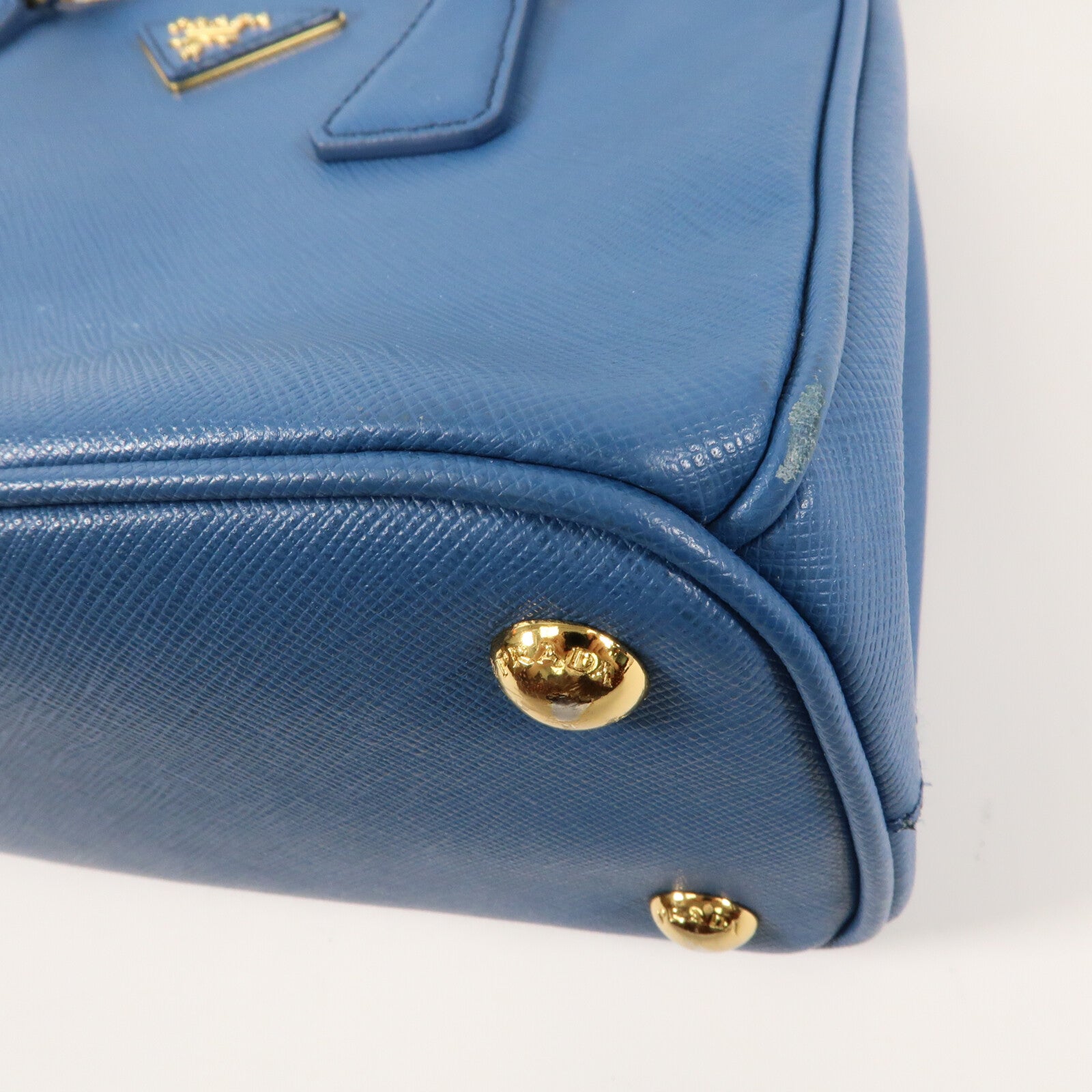 PRADA 牛皮皮革Galleria Bag金扣手挽肩背兩用袋