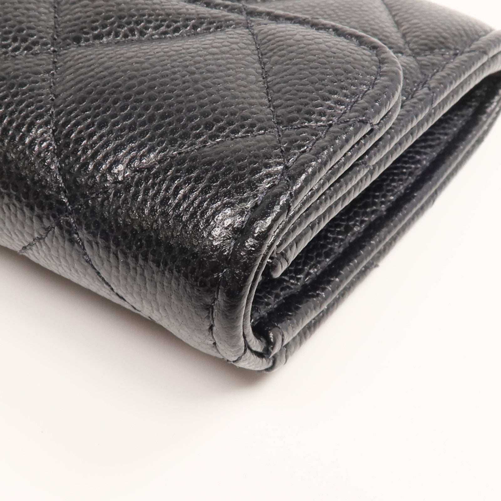 CHANEL 牛皮皮革Card Case金扣卡片套