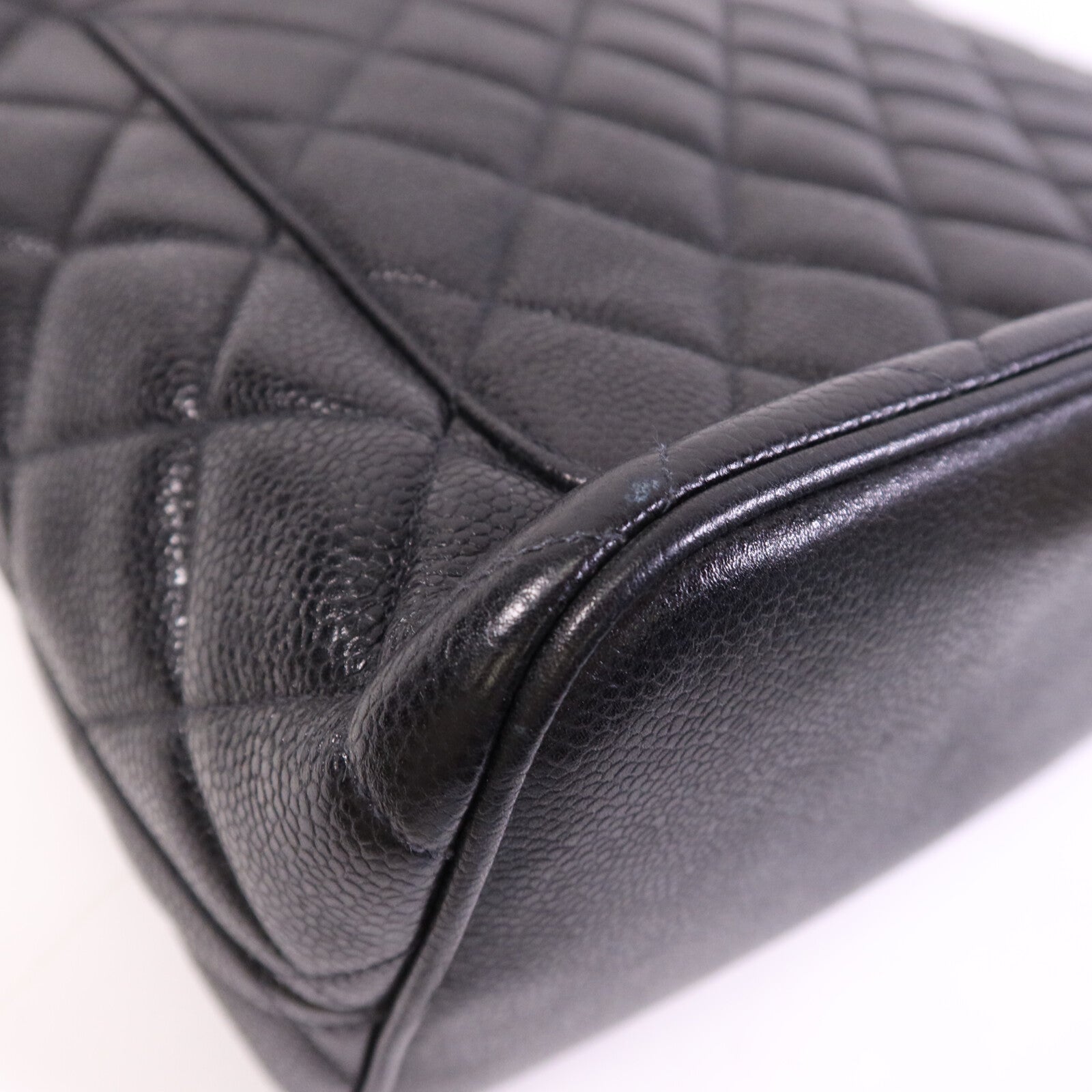CHANEL 牛皮皮革Vintage Tote Bag金扣手挽袋