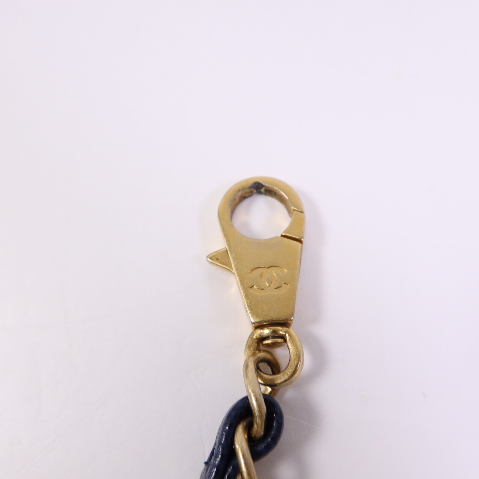 CHANEL 牛皮/蜥蜴皮革Coco Handle Medium金扣手挽肩背兩用袋