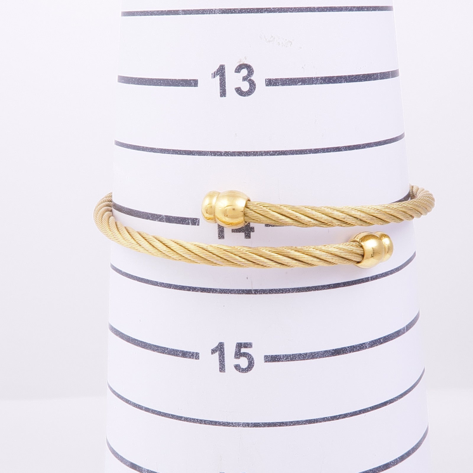 GUCCI Black Dial Gold Bangle Watch 27002.L