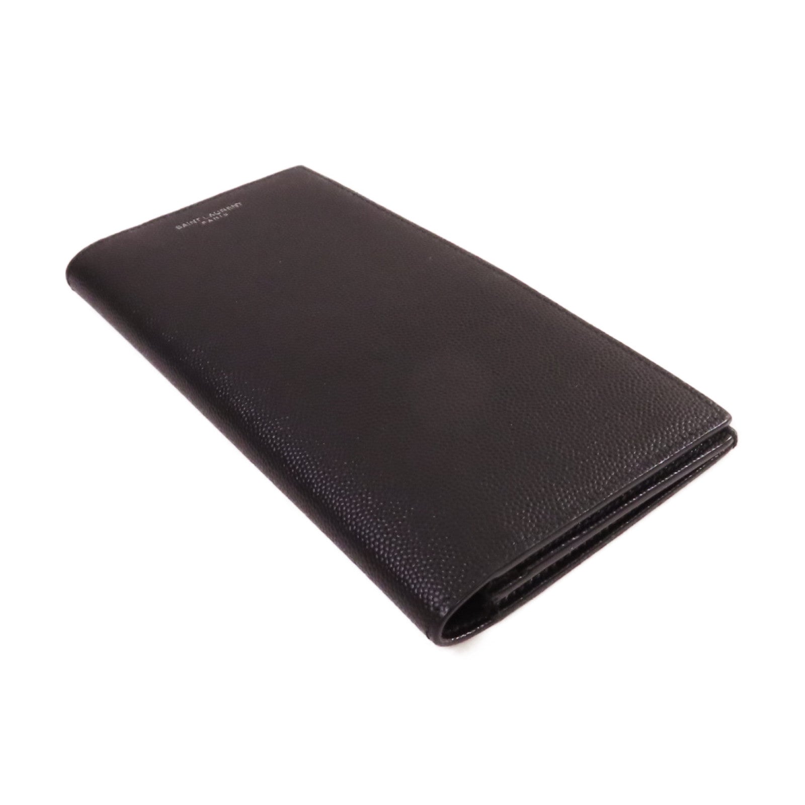 SAINT LAURENT 牛皮皮革Long Wallet長錢包黑色