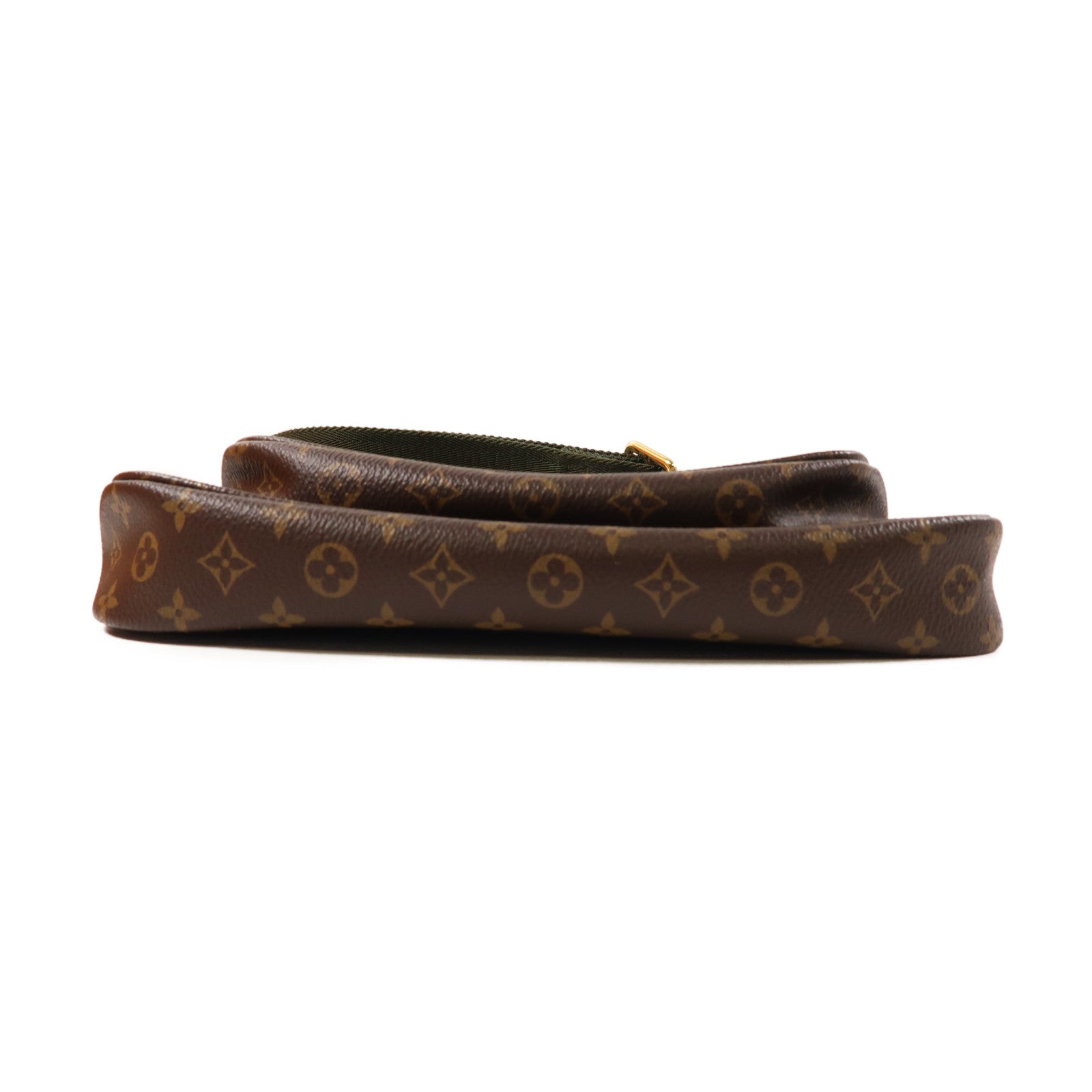 LOUIS VUITTON Monogram Multi Pochette Accessoires金扣肩背袋棕色