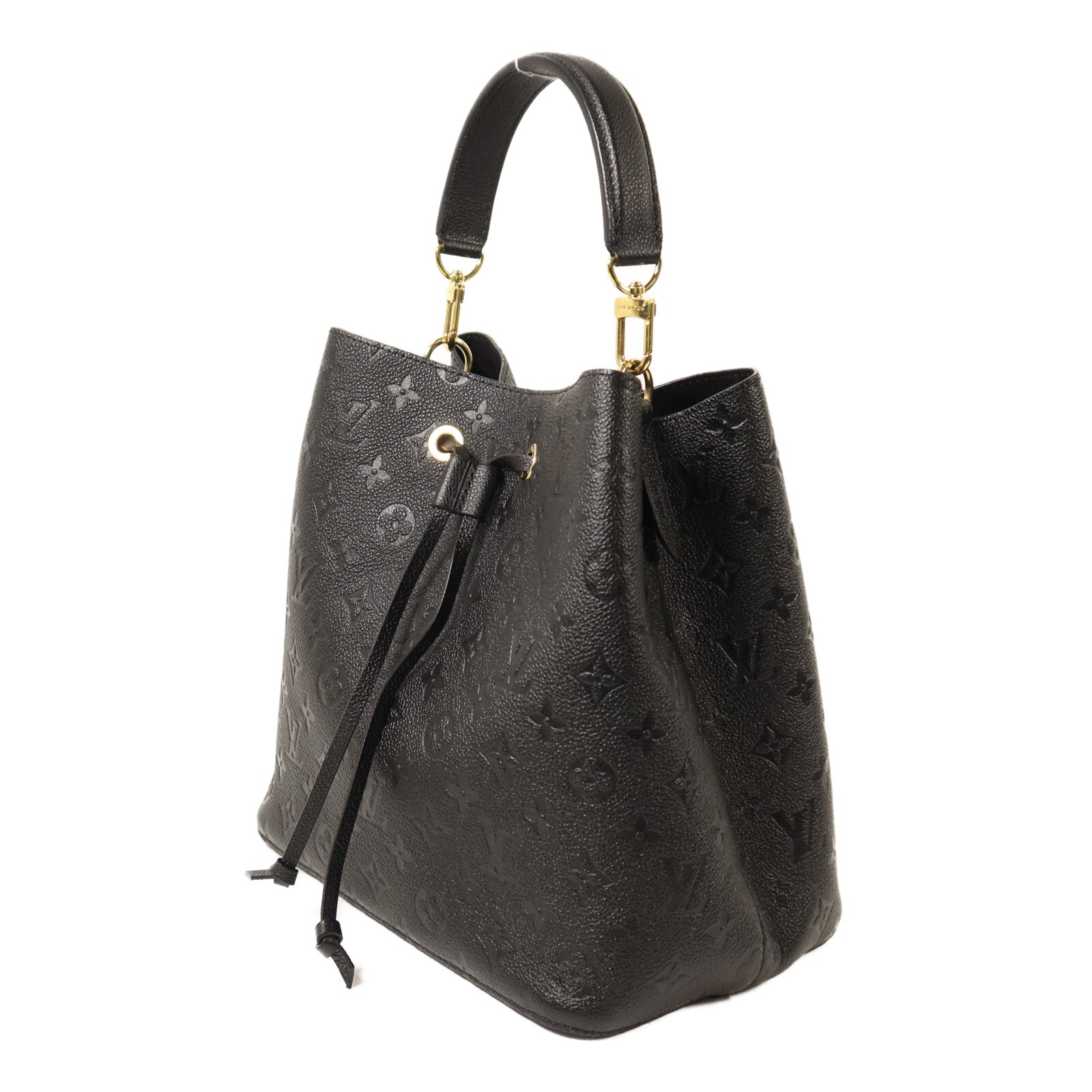 LOUIS VUITTON Monogram Empreinte NeoNoe MM金扣手挽肩背兩用袋
