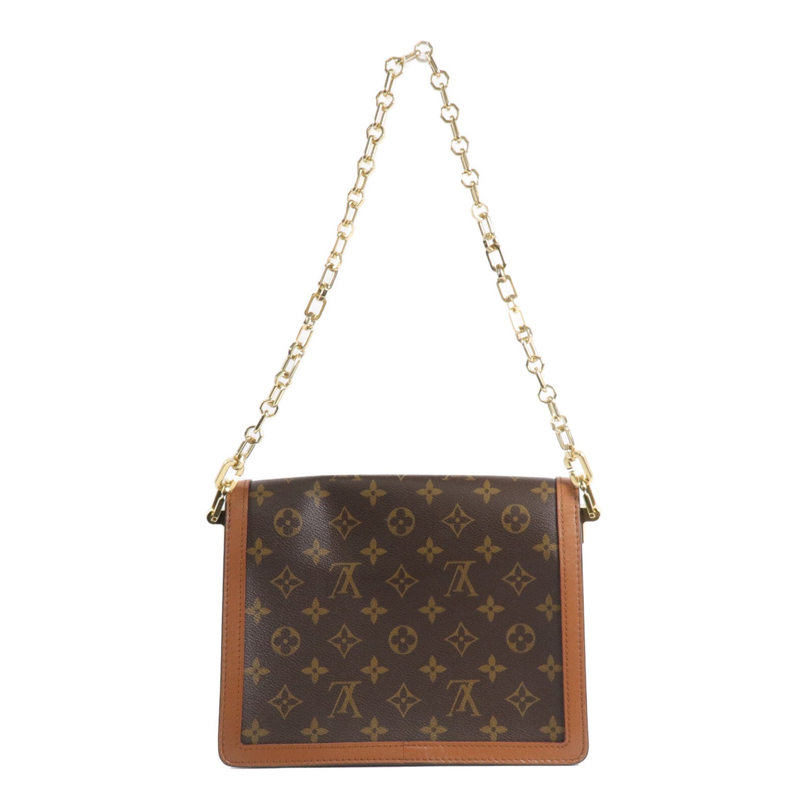 LOUIS VUITTON Monogram/Monogram Reverse Dauphine MM手挽肩背兩用袋