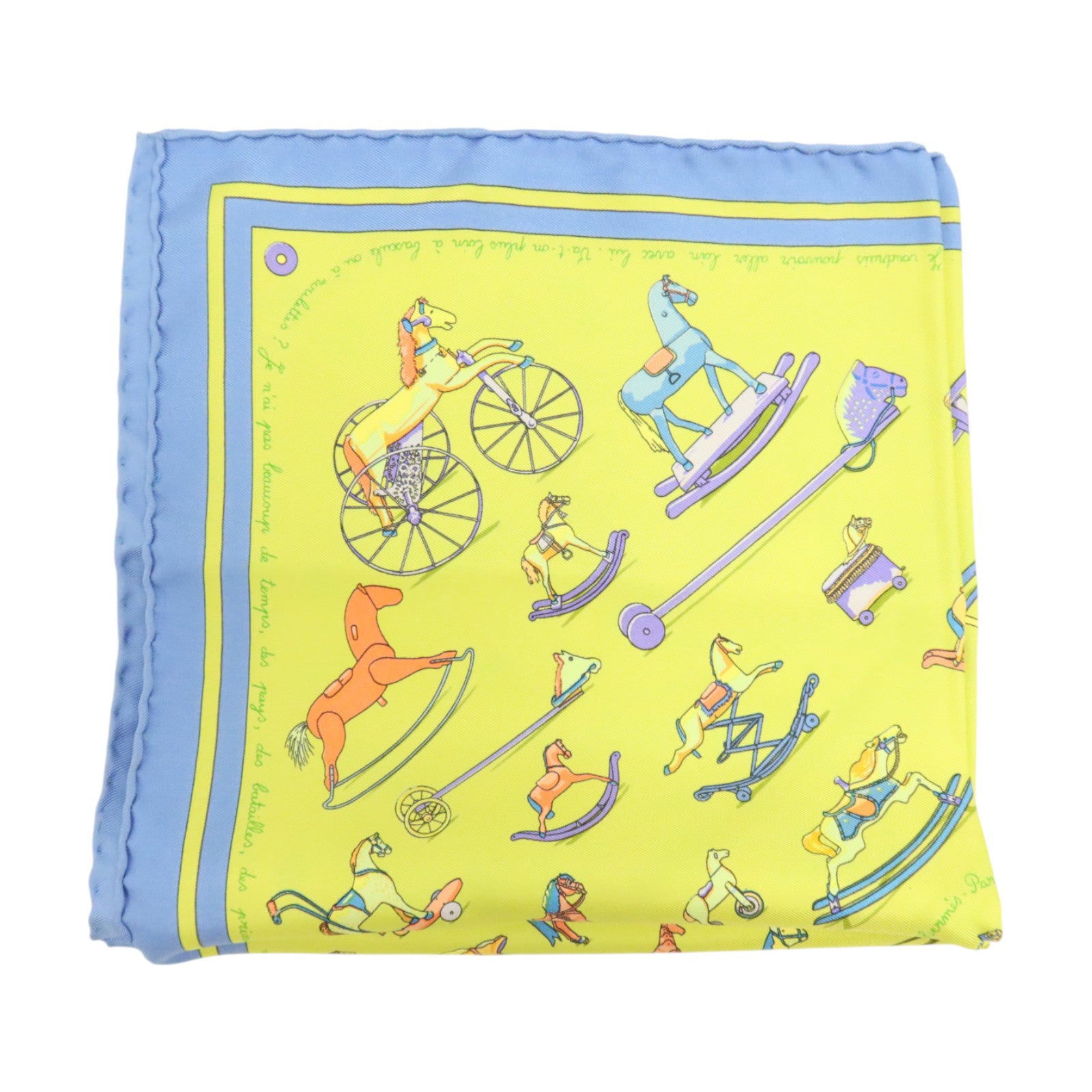 HERMES 絲質Scarf 45x45cm絲巾