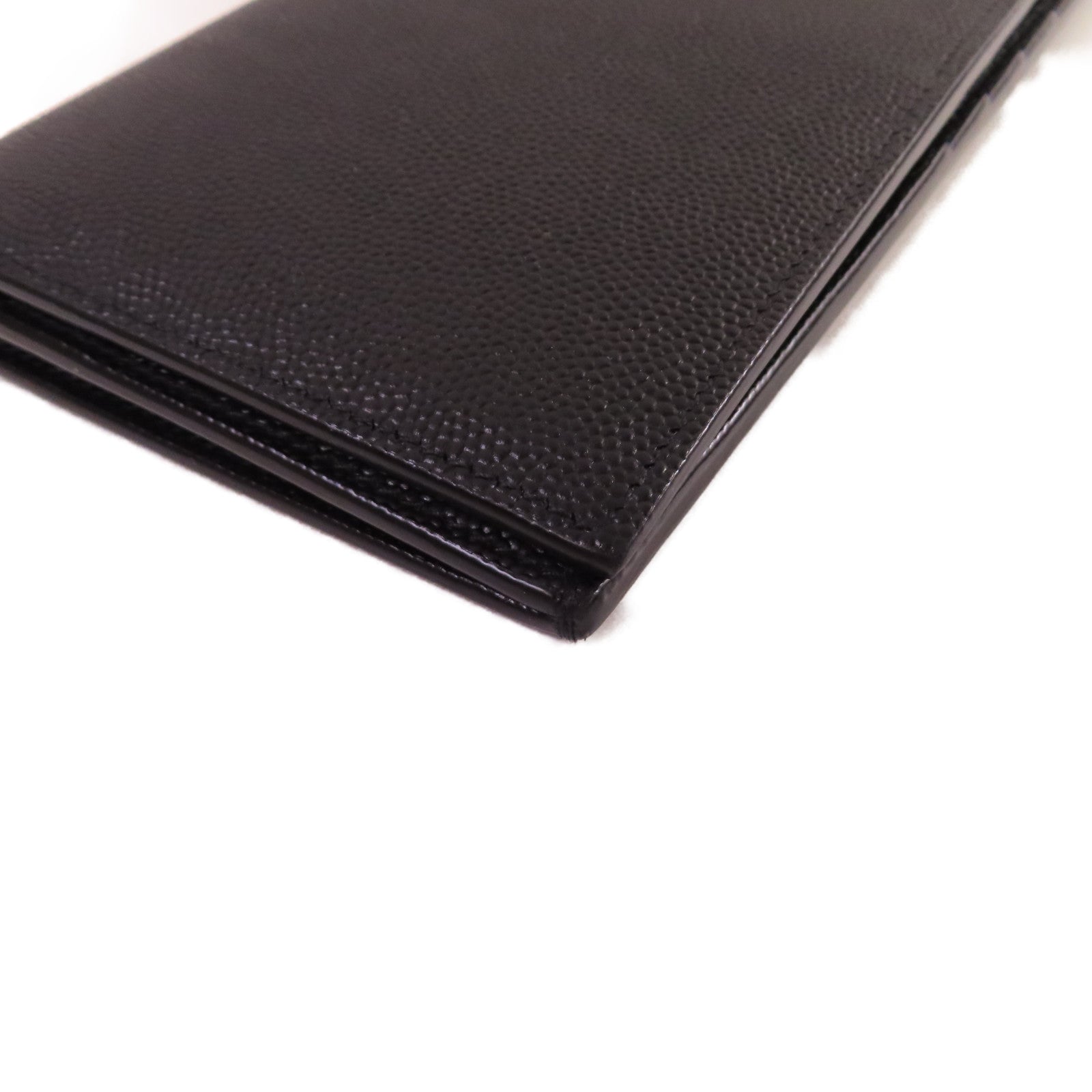 SAINT LAURENT 牛皮皮革Long Wallet長錢包黑色