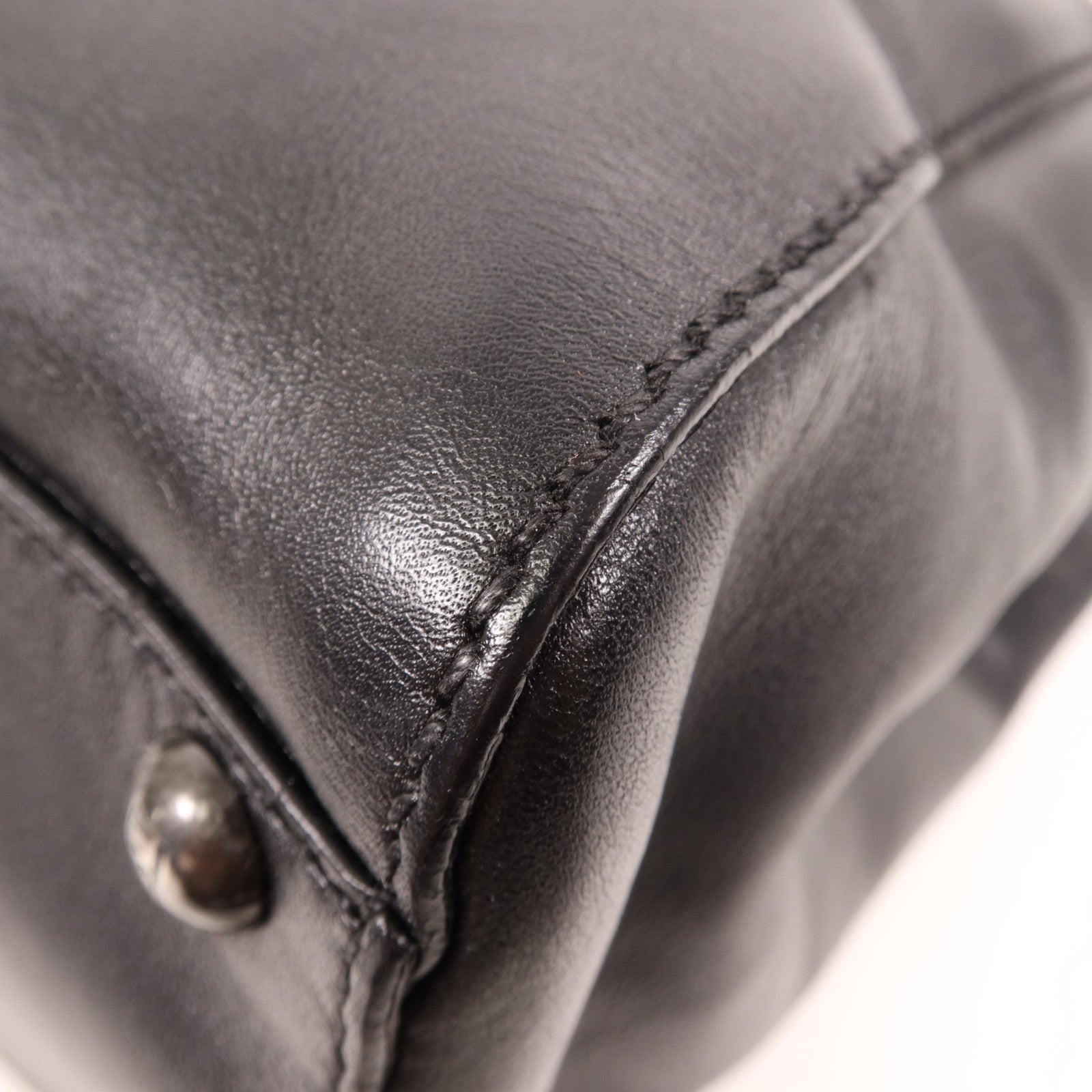 FENDI 牛皮皮革Peekaboo手挽肩背兩用袋