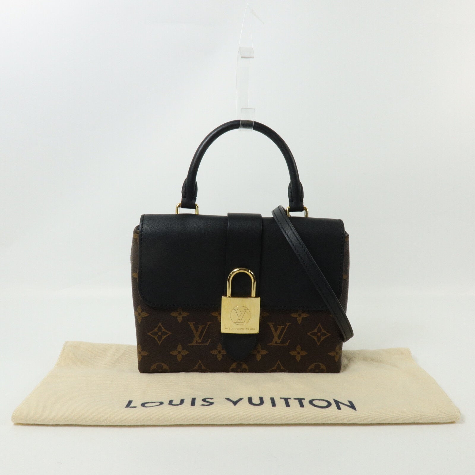 LOUIS VUITTON Monogram Locky BB手挽肩背兩用袋