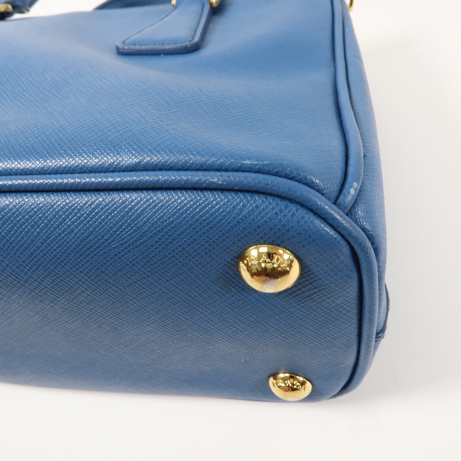 PRADA 牛皮皮革Galleria Bag金扣手挽肩背兩用袋