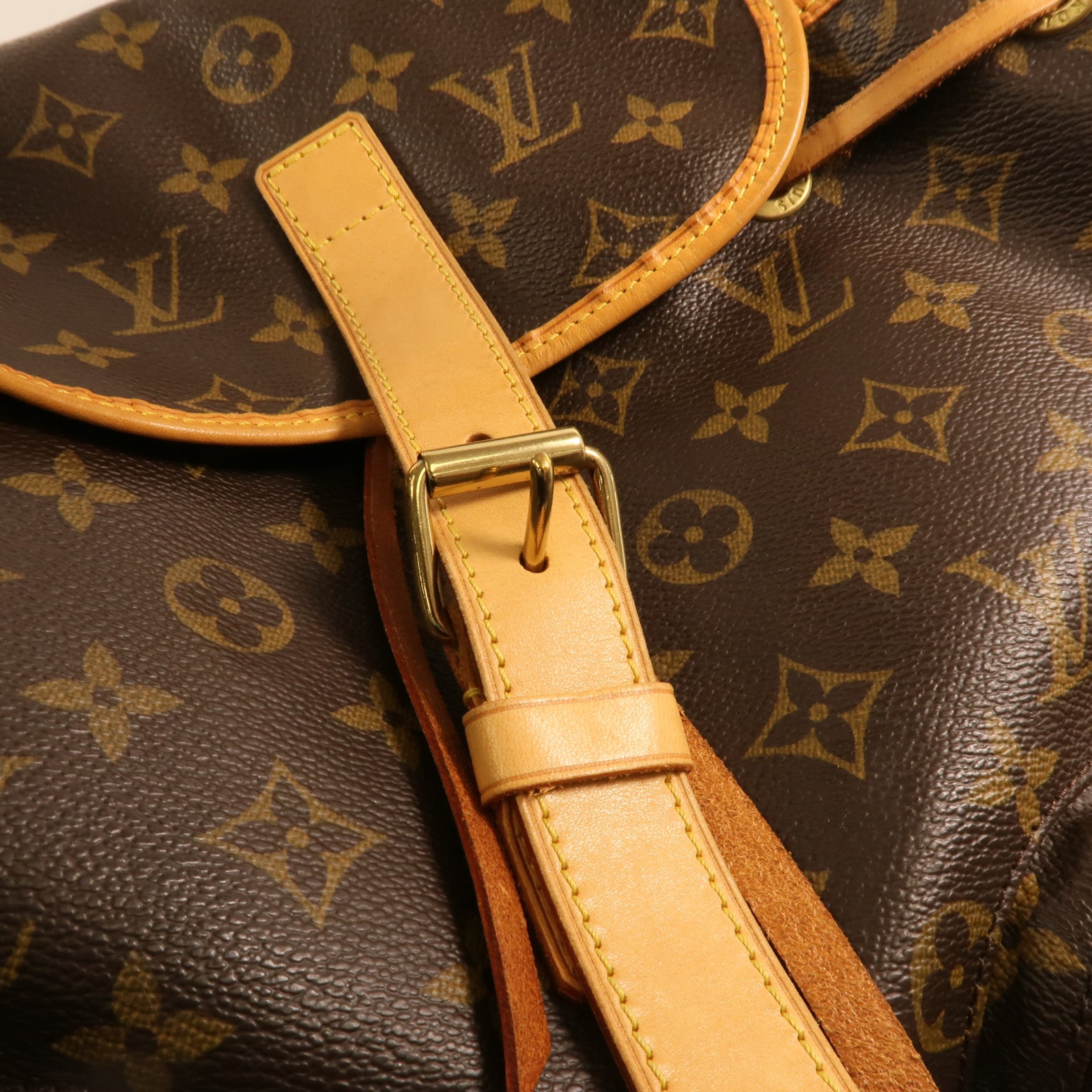 LOUIS VUITTON Monogram Sac A Dos Bosphore金扣背包棕色