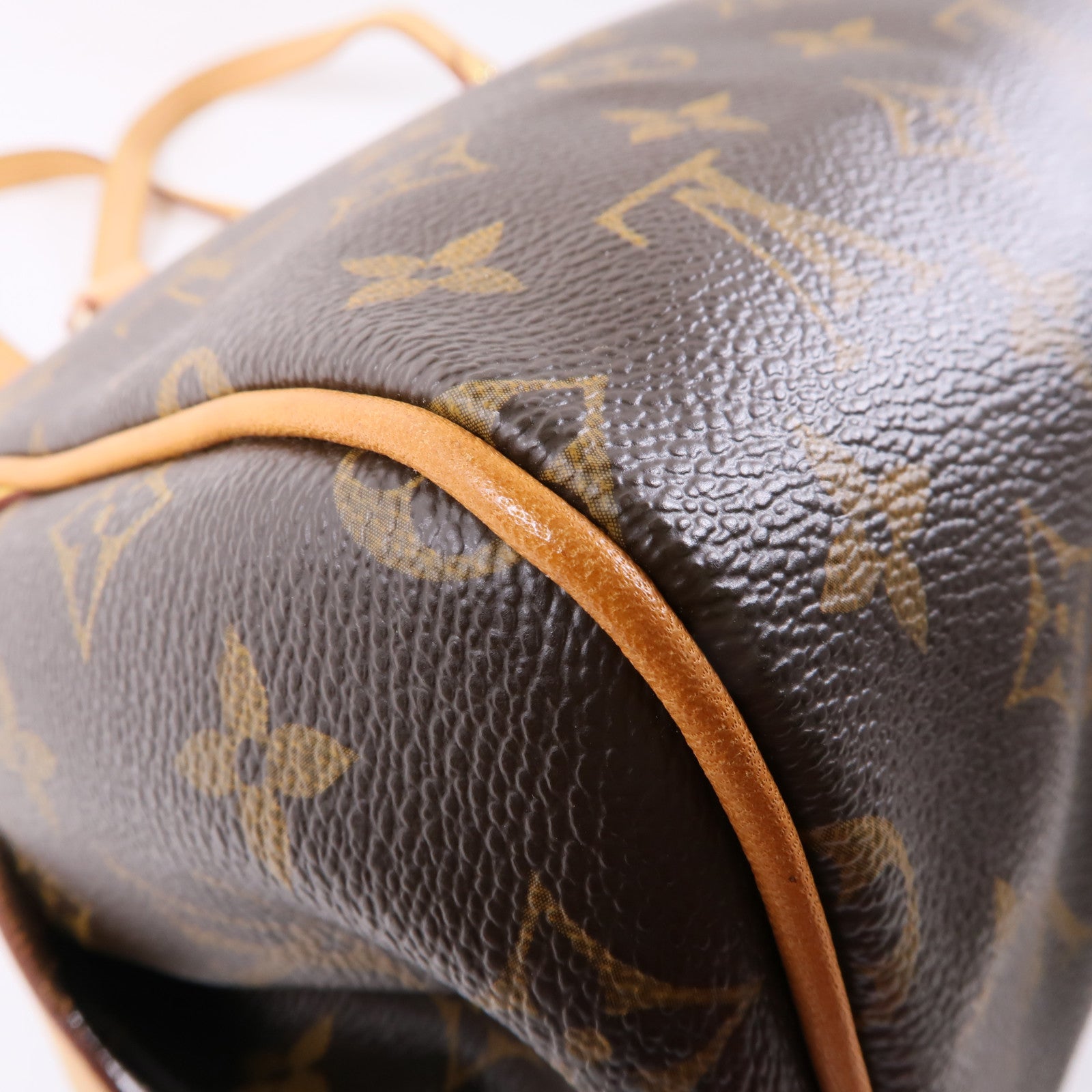 LOUIS VUITTON Monogram Montorgueil PM金扣肩背袋棕色
