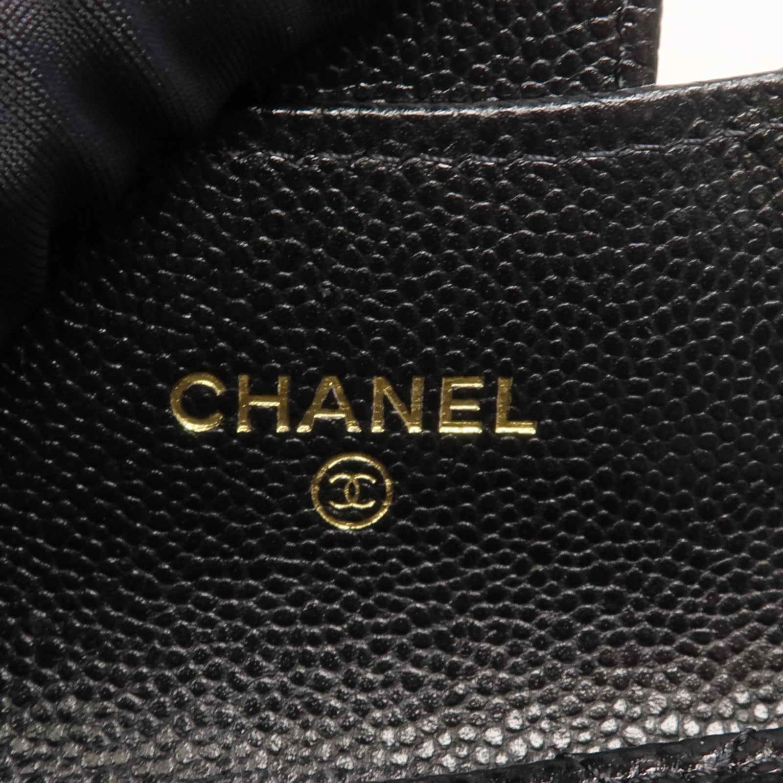 CHANEL 牛皮皮革Card Case金扣卡片套