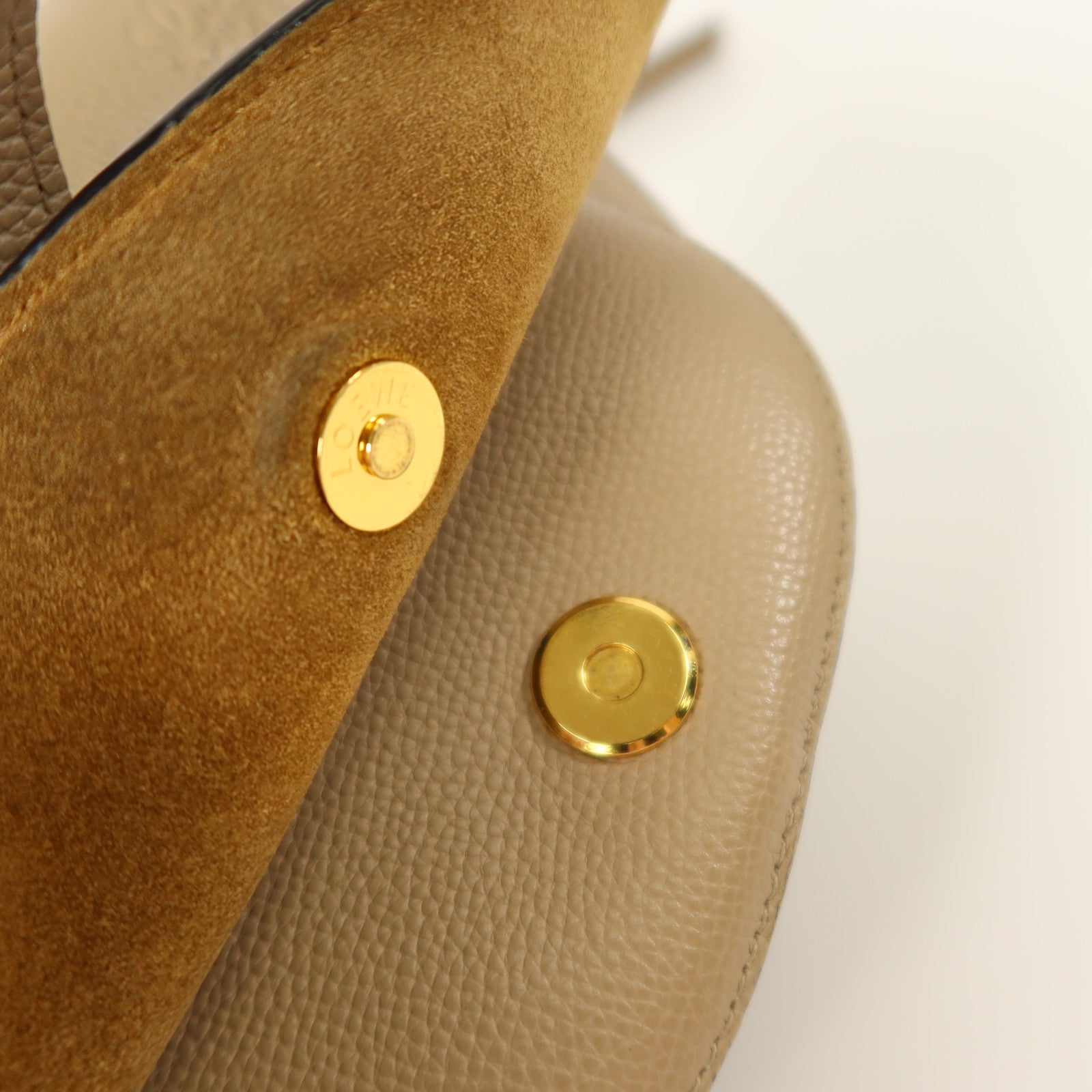 LOEWE 牛皮皮革Mini Gate金扣肩背袋