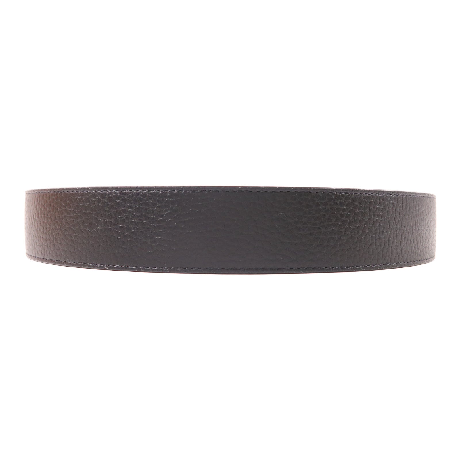 LOUIS VUITTON Damier Belt 95cm銀扣皮帶