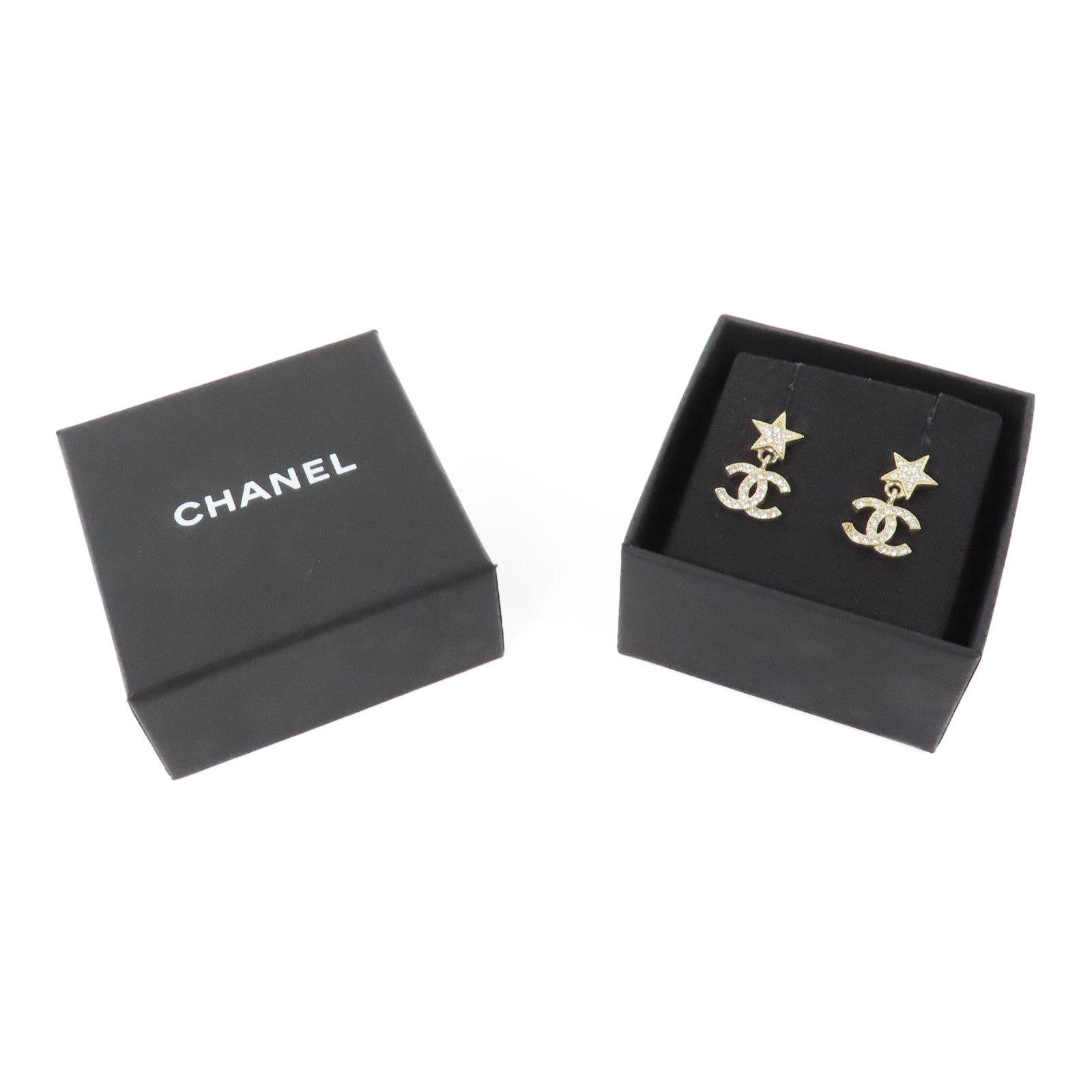 CHANEL 金屬Earring耳環金色
